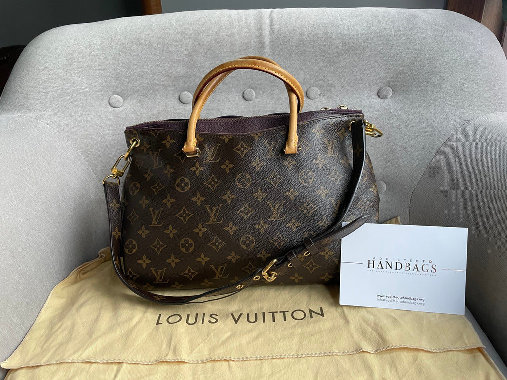 Louis Vuitton Pallas Tote in Monogram and Grape (RRP £1960)