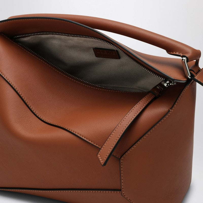 Loewe Puzzle Tan-Coloured Calfskin Bag Women