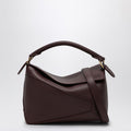 Loewe Dark Burgundy Small Puzzle Bag Women