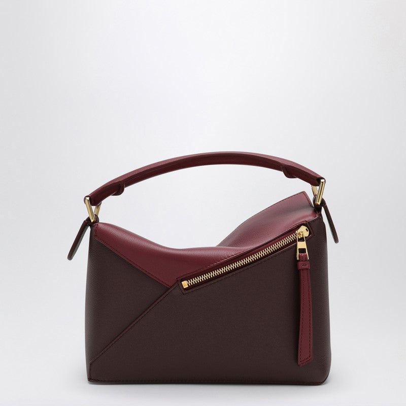 Loewe Puzzle Bag Small Cremson/Dark Burgundy Women