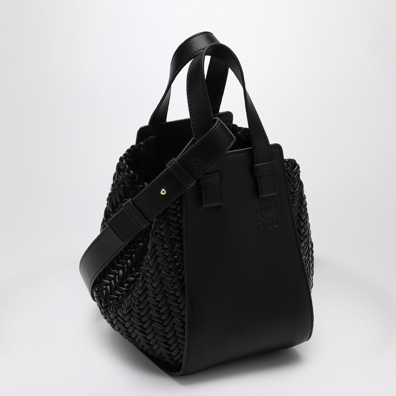 Loewe Black Leather Hammock Bag Women