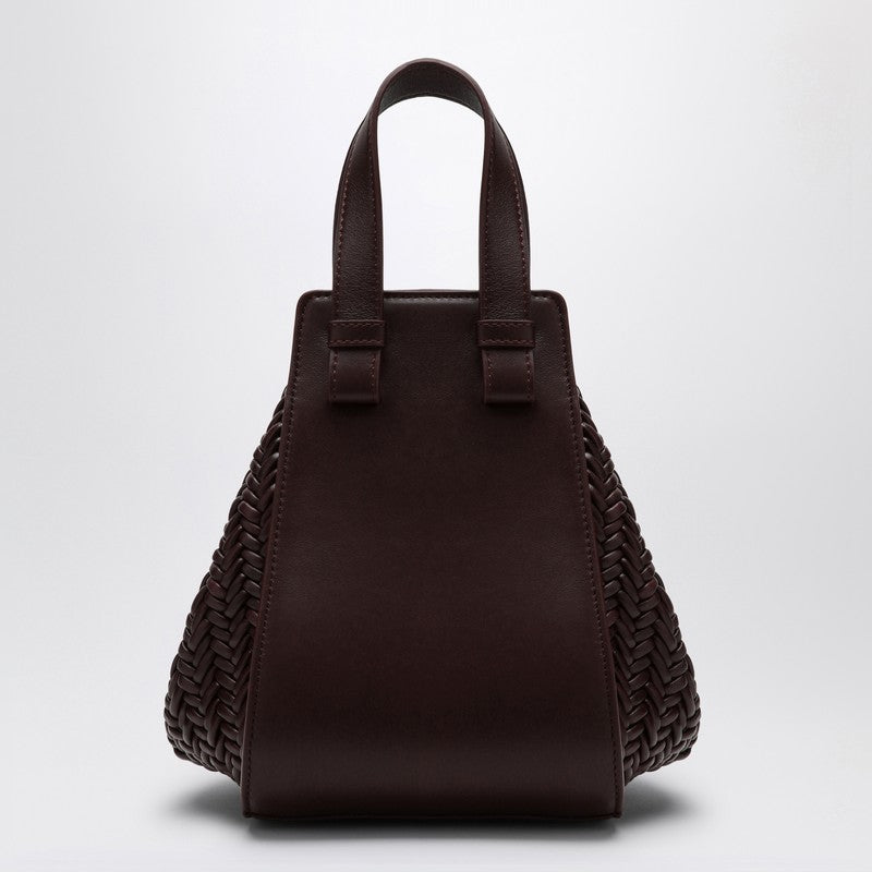 Loewe Dark Burgundy Leather Hammock Bag Women