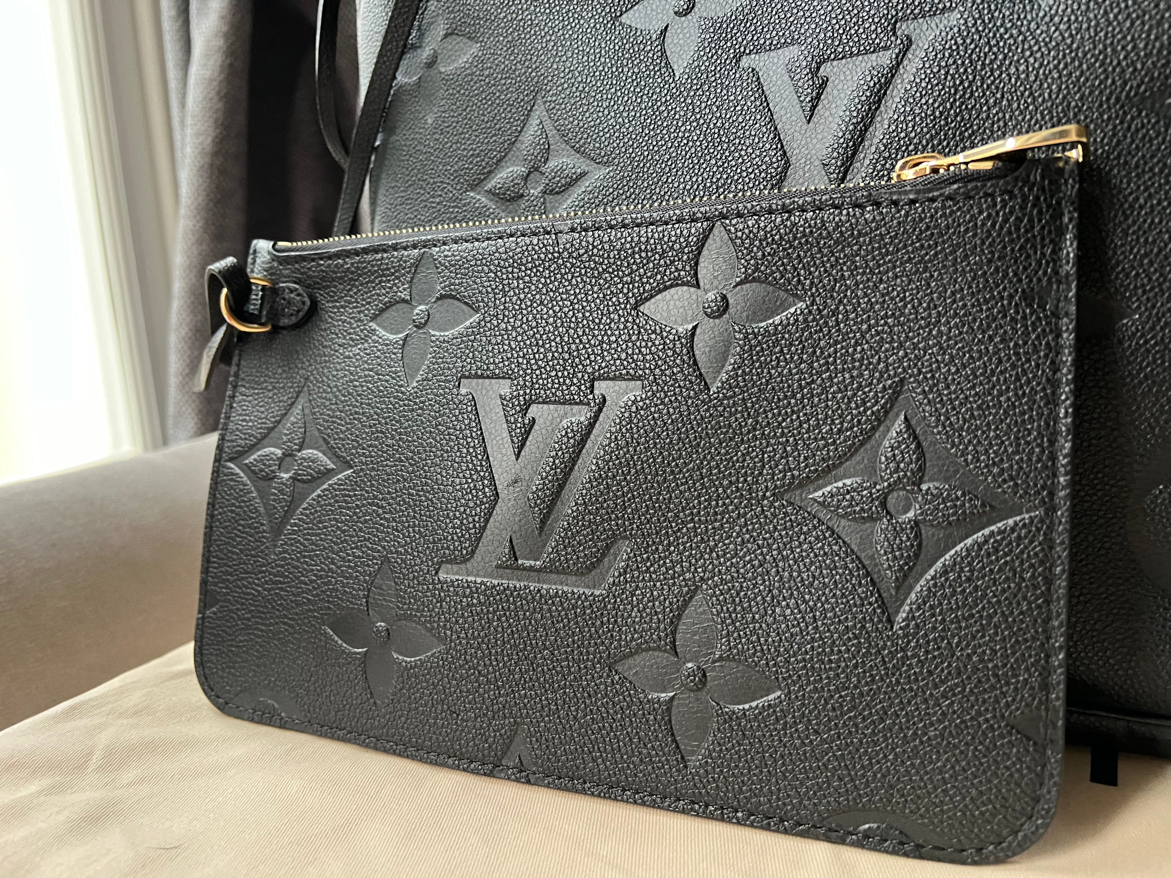 Louis Vuitton Neverfull MM Black Empreinte (RRP £1,940)