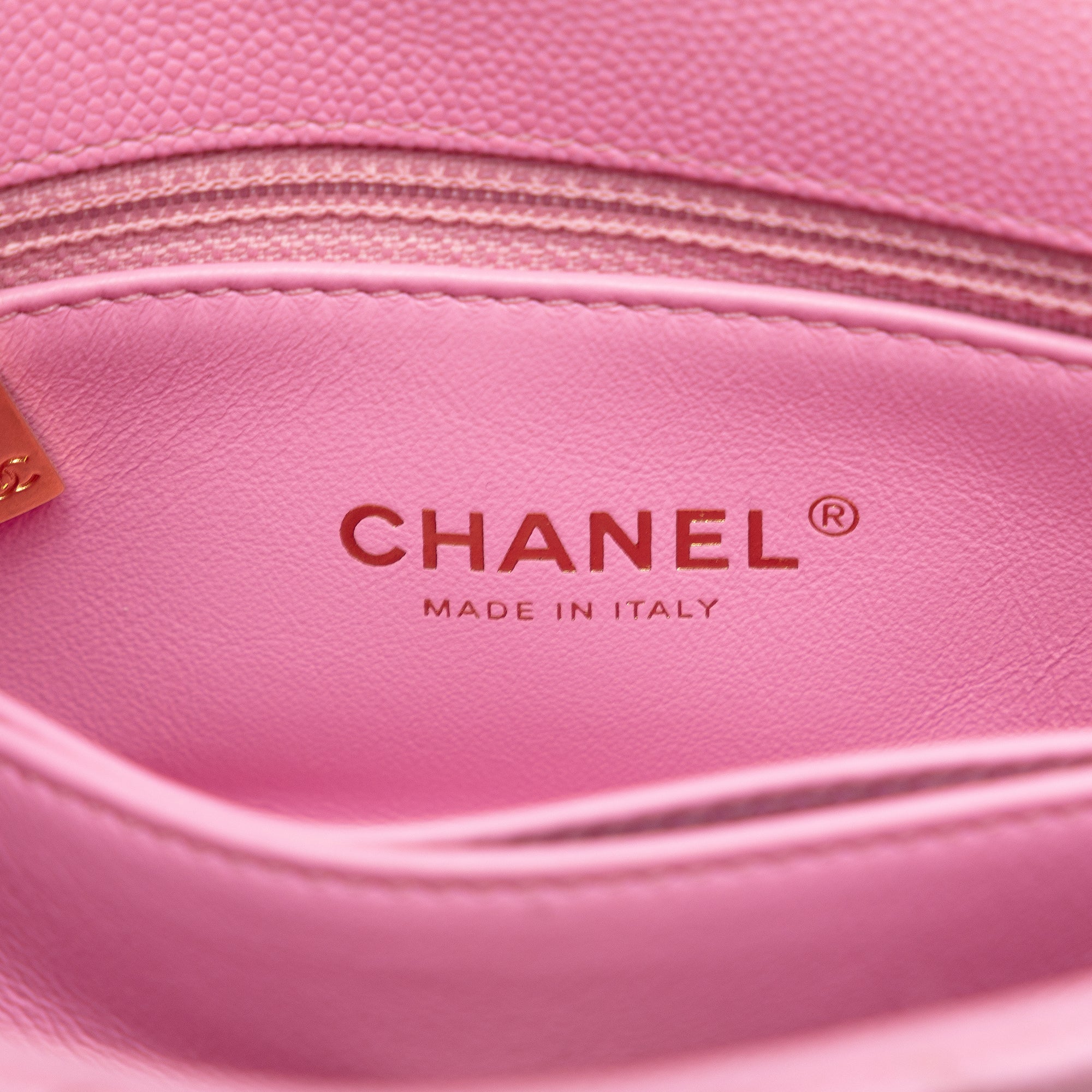 Chanel Coco Handle Mini Pink Caviar Gold