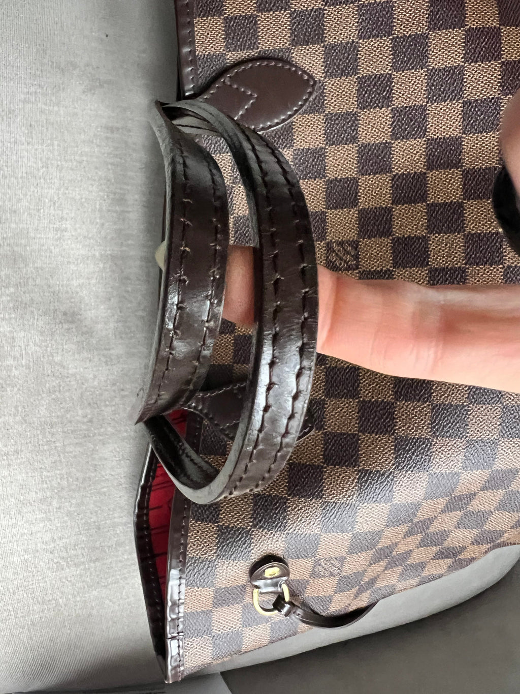 Louis Vuitton Neverfull MM Damier Ebene Cherry Interior (RRP £1410)