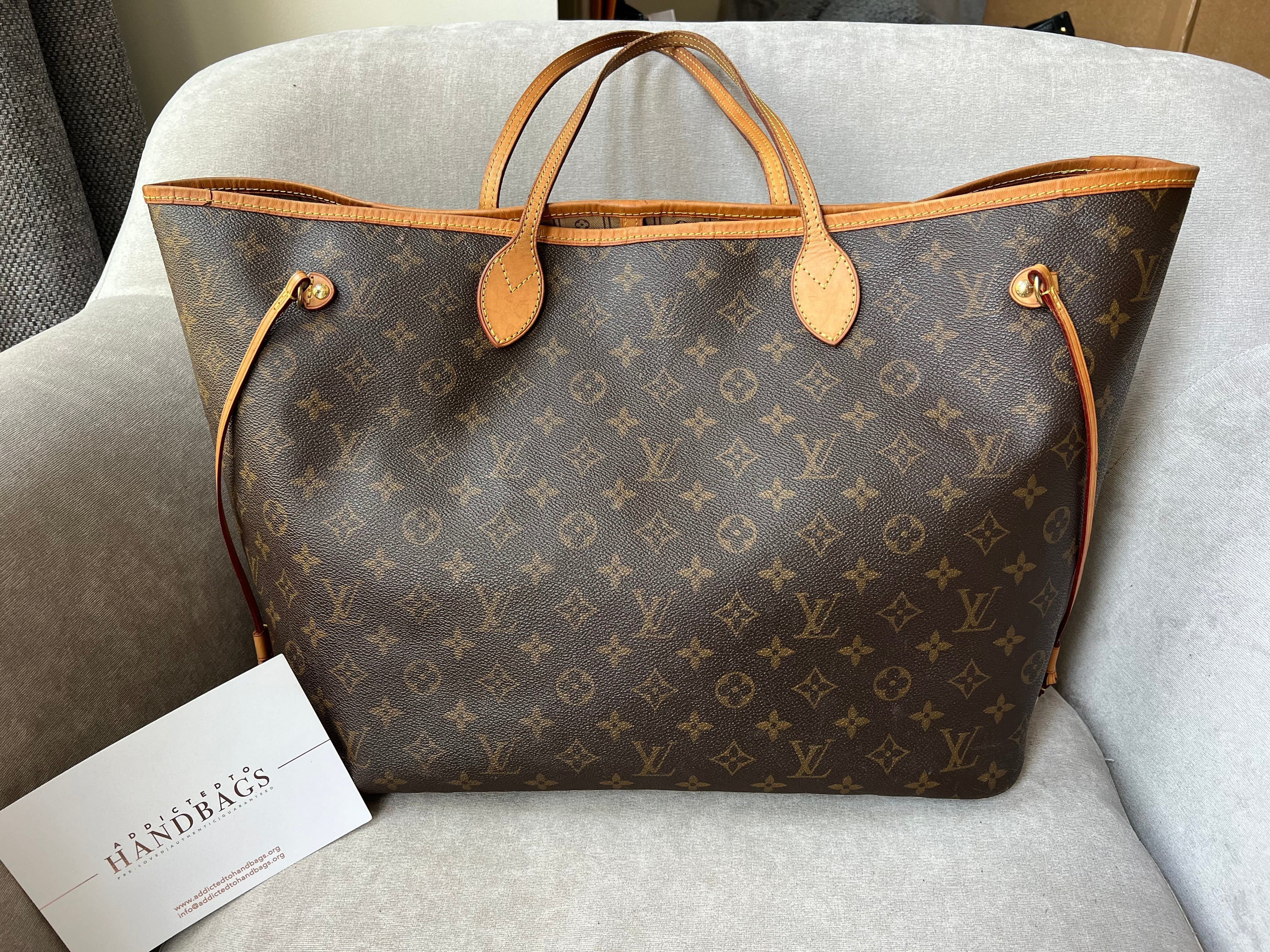 Louis Vuitton Neverfull GM Monogram Beige Interior (RRP £1,460)