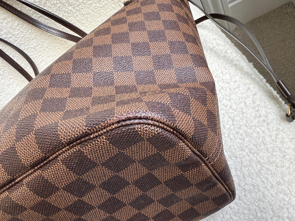 Louis Vuitton Neverfull MM Damier Ebene Rose Ballerine (RRP £1410)