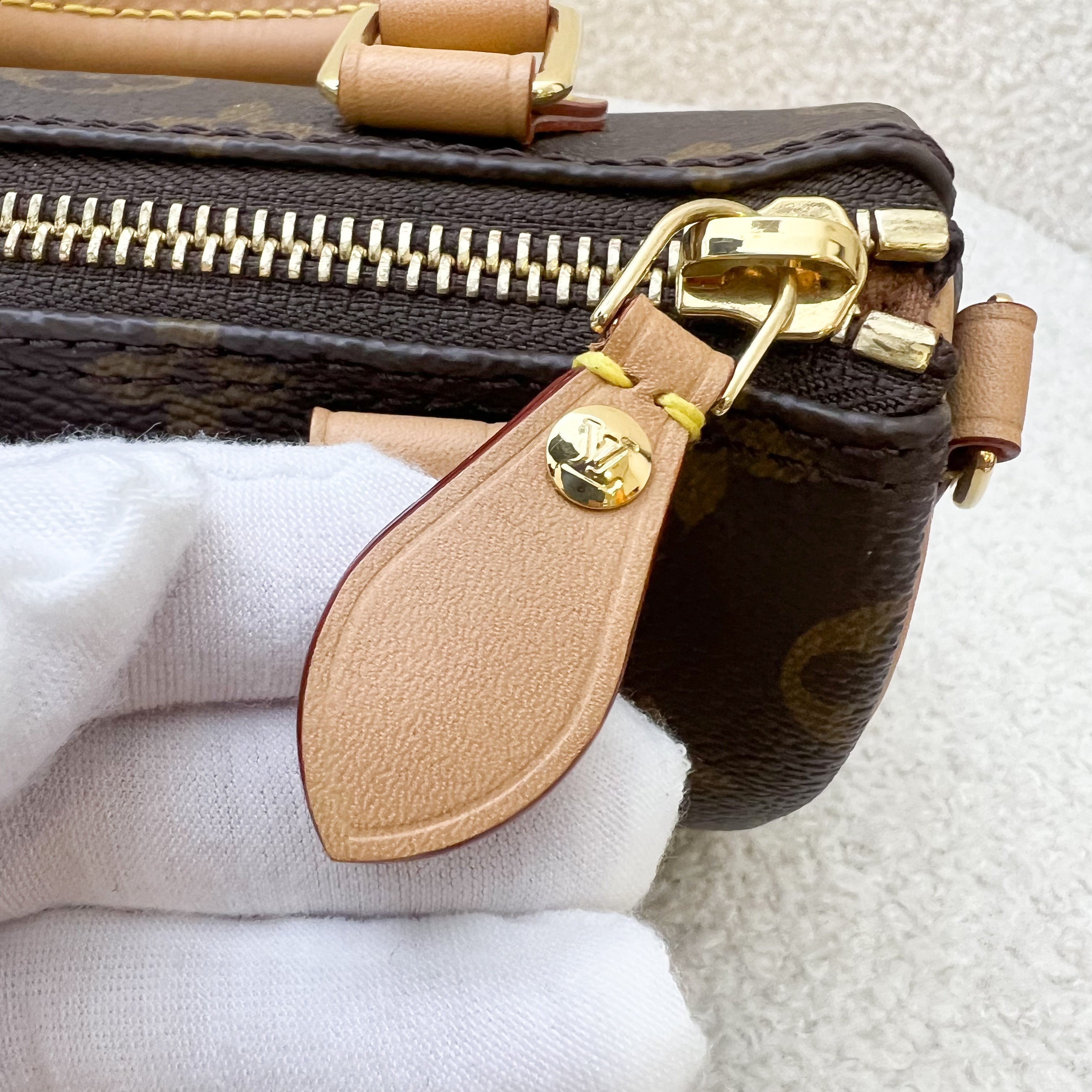LV Nano Speedy in Monogram Canvas and GHW