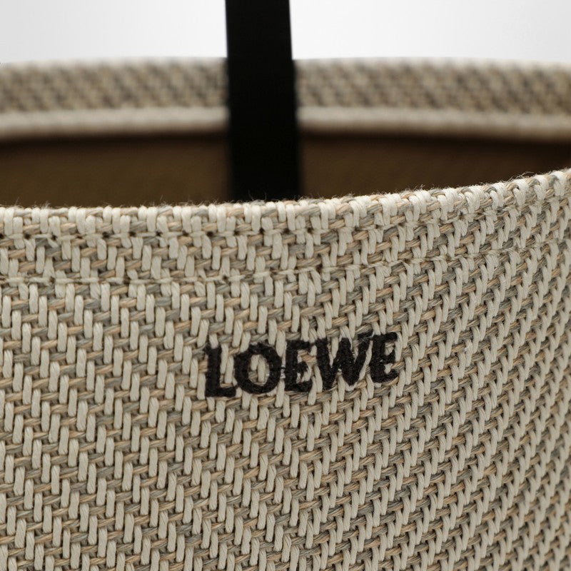 Loewe Puzzle Fold ÃƒÆ’Ã¢â‚¬Â°cru Cotton Jacquard Bag Women