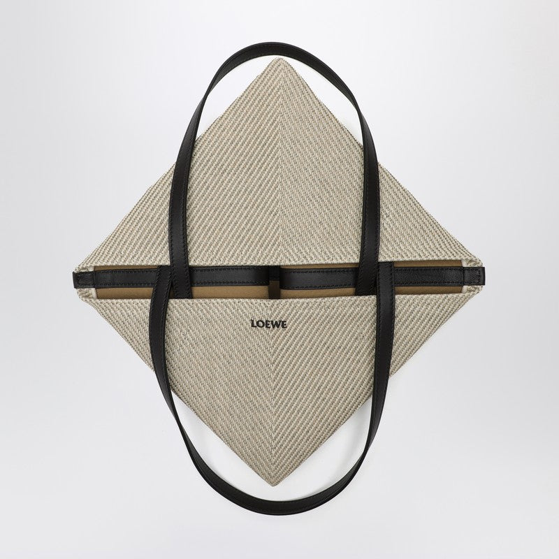 Loewe Puzzle Fold ÃƒÆ’Ã¢â‚¬Â°cru Cotton Jacquard Bag Women