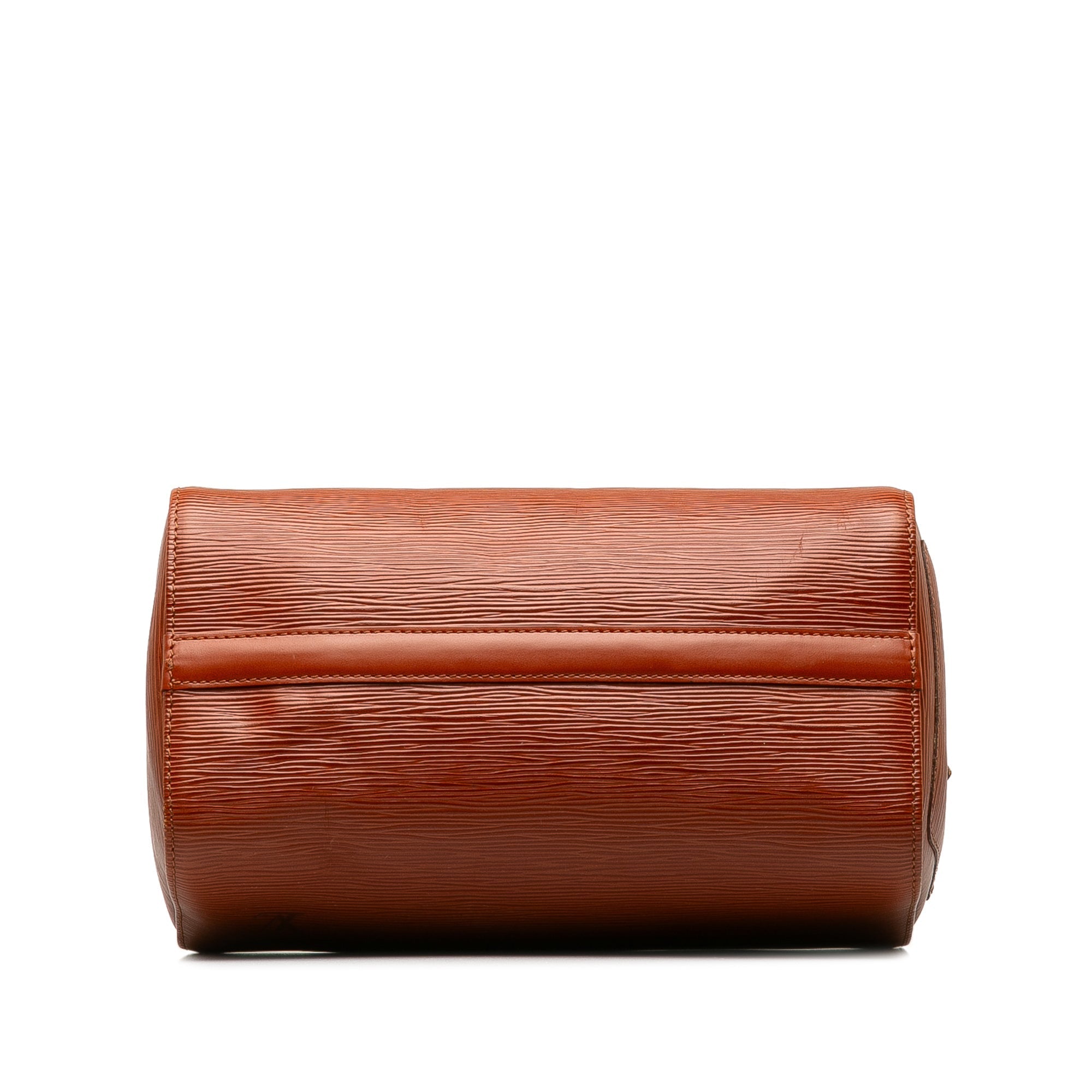Brown Louis Vuitton Epi Speedy 25 Boston Bag