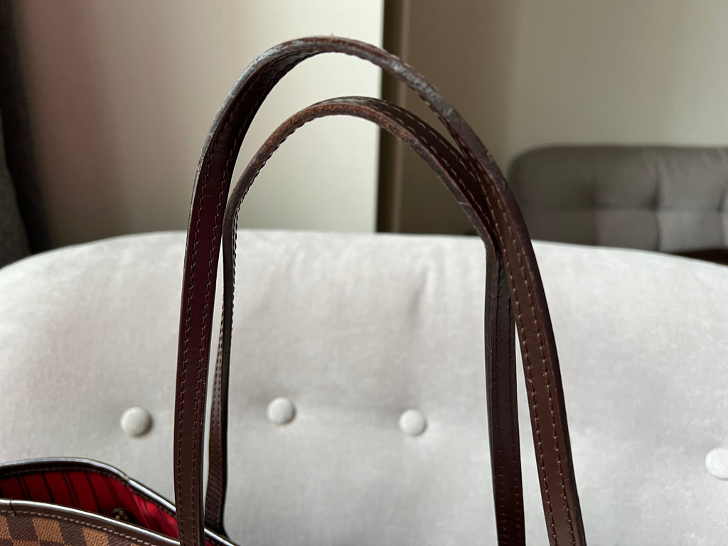 Louis Vuitton Neverfull MM Damier Ebene Cherry Interior (RRP £1,410)