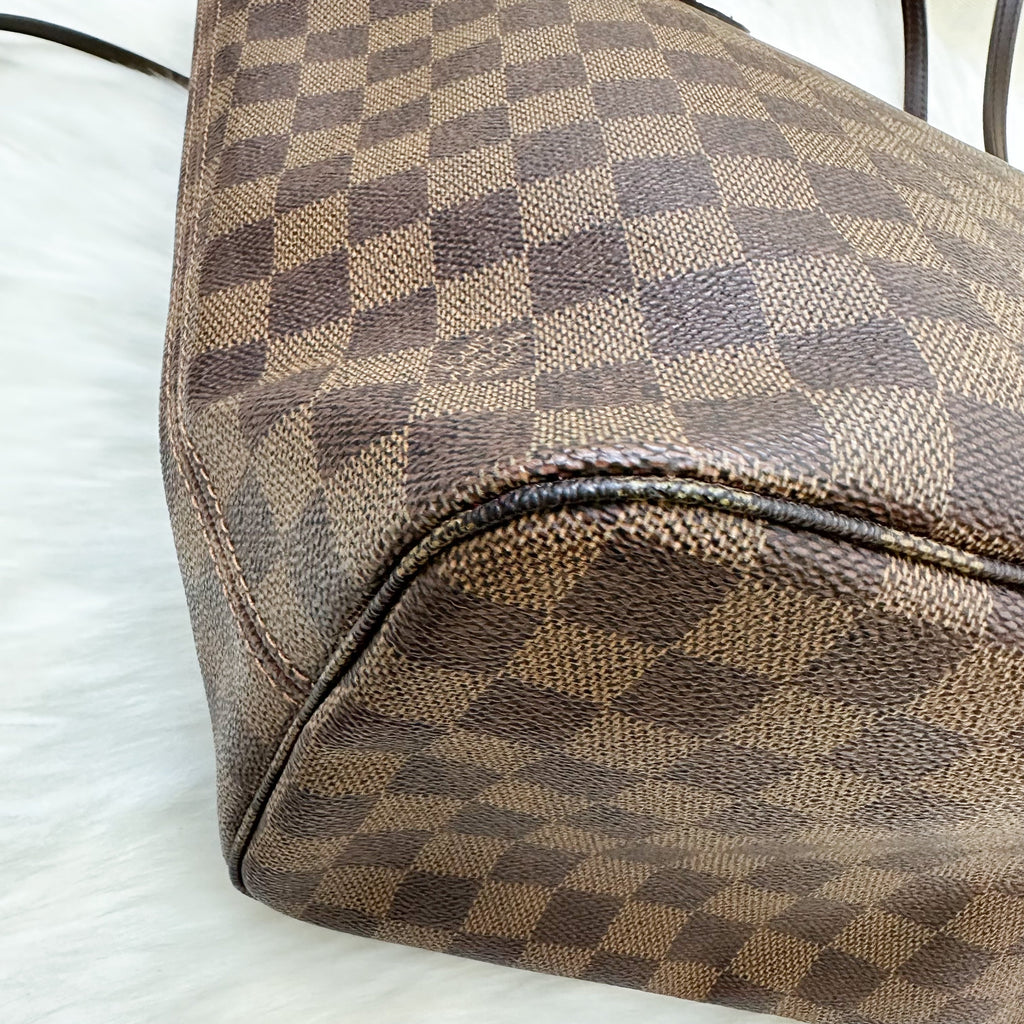 LV Neverfull MM in Damier Ebene Canvas (Older model without attached pouch)