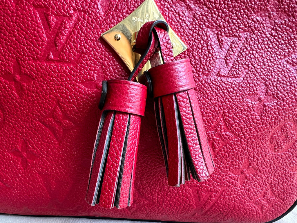 Louis Vuitton Saintonge Red Empreinte (RRP £1520)