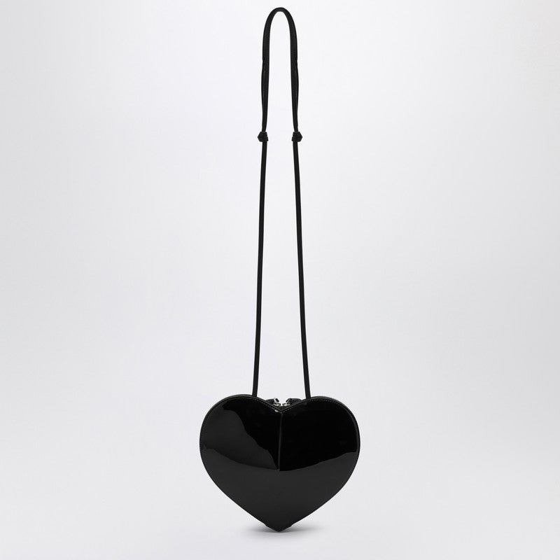 Alaia Black Patent Leather Le Coeur Bag Women