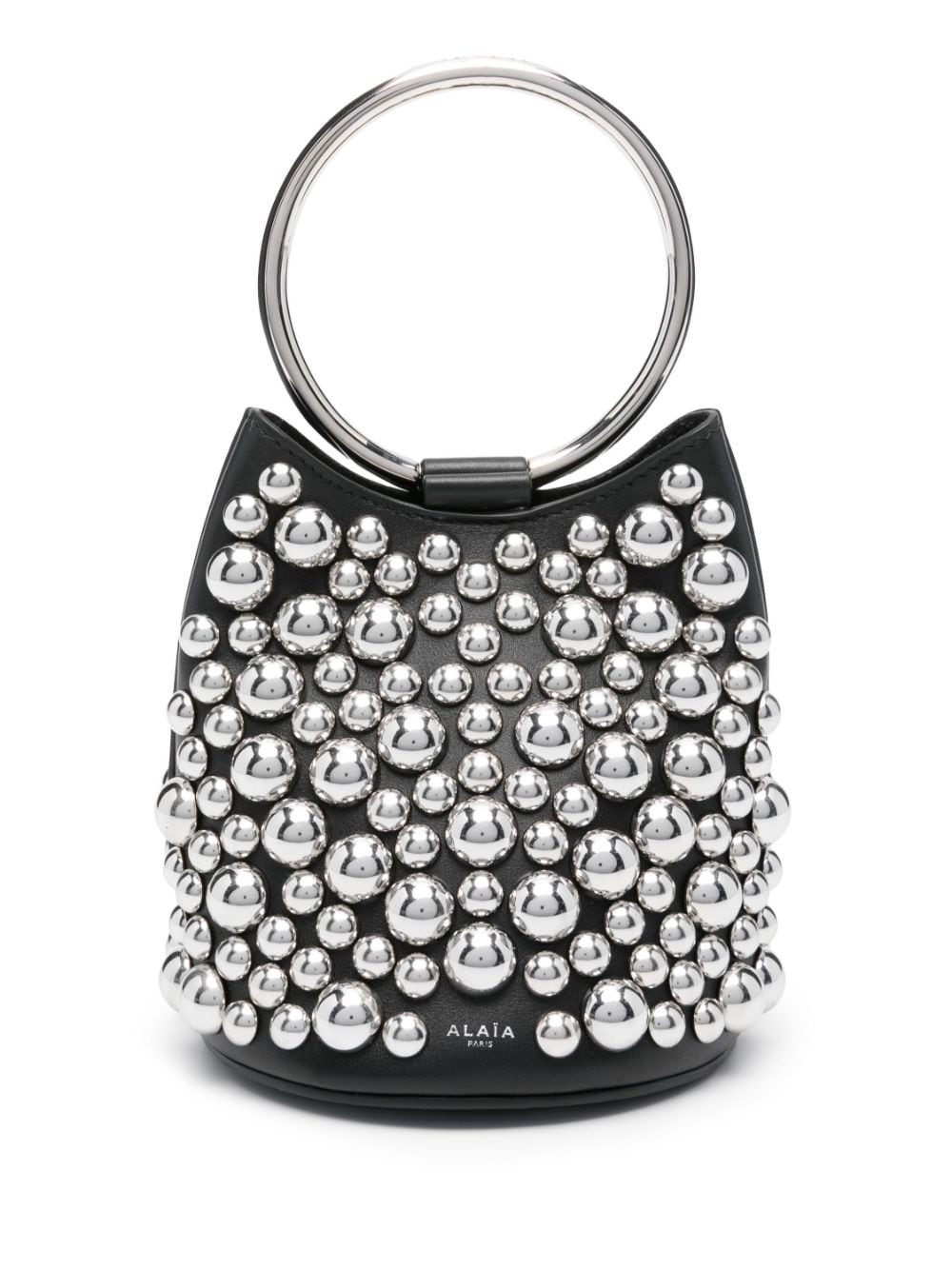 Ring Mini Leather Bucket