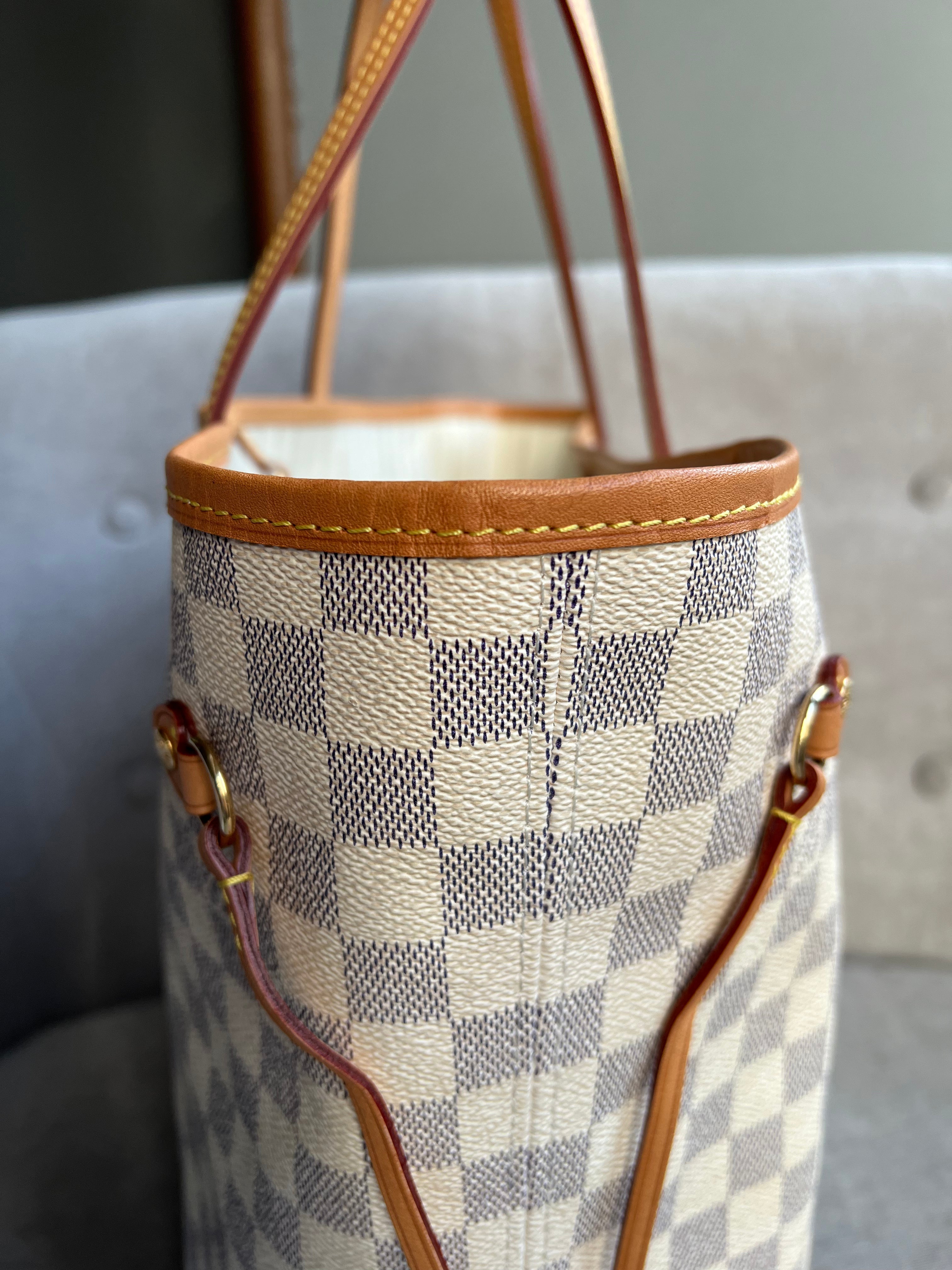 Louis Vuitton Neverfull MM Monogram Damier Azur (RRP £1,410)