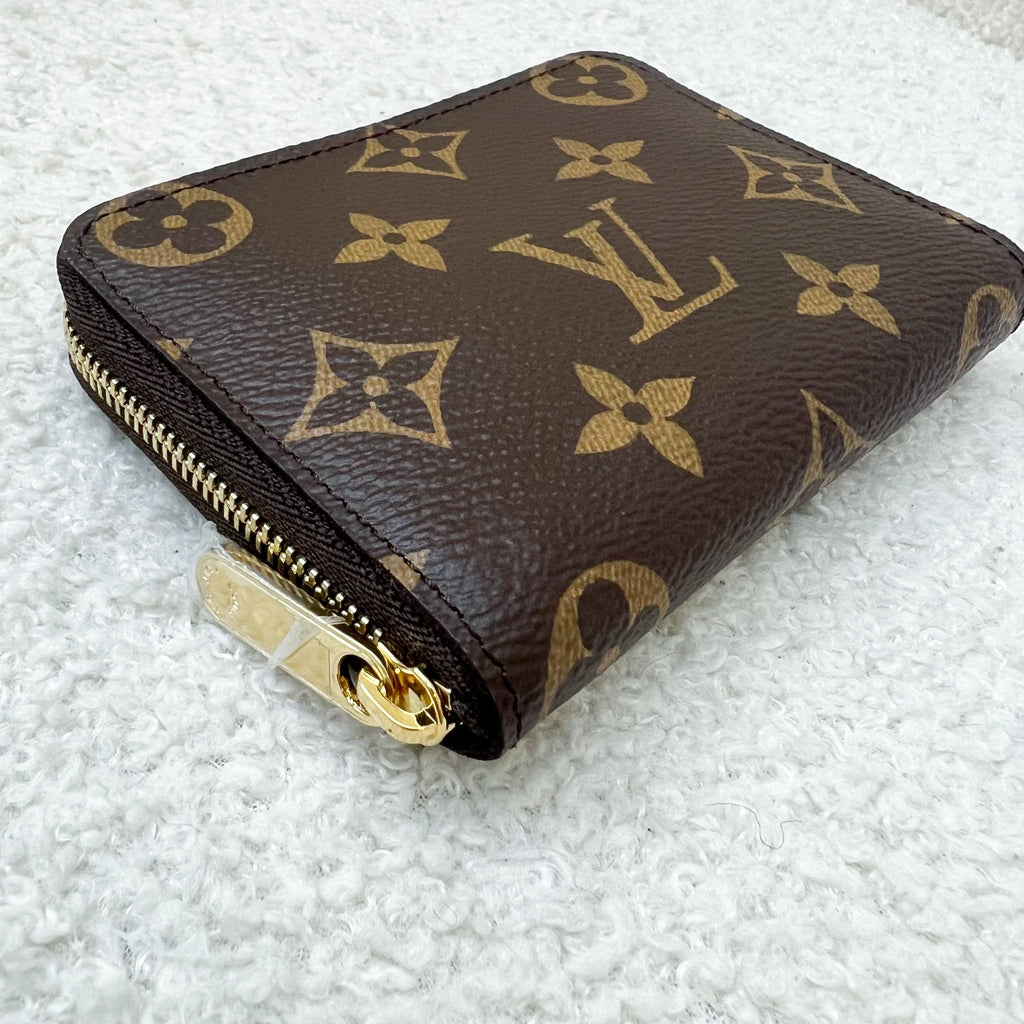 LV Zippy Card Holder / Coin Purse in Monogram Canvas GHW
