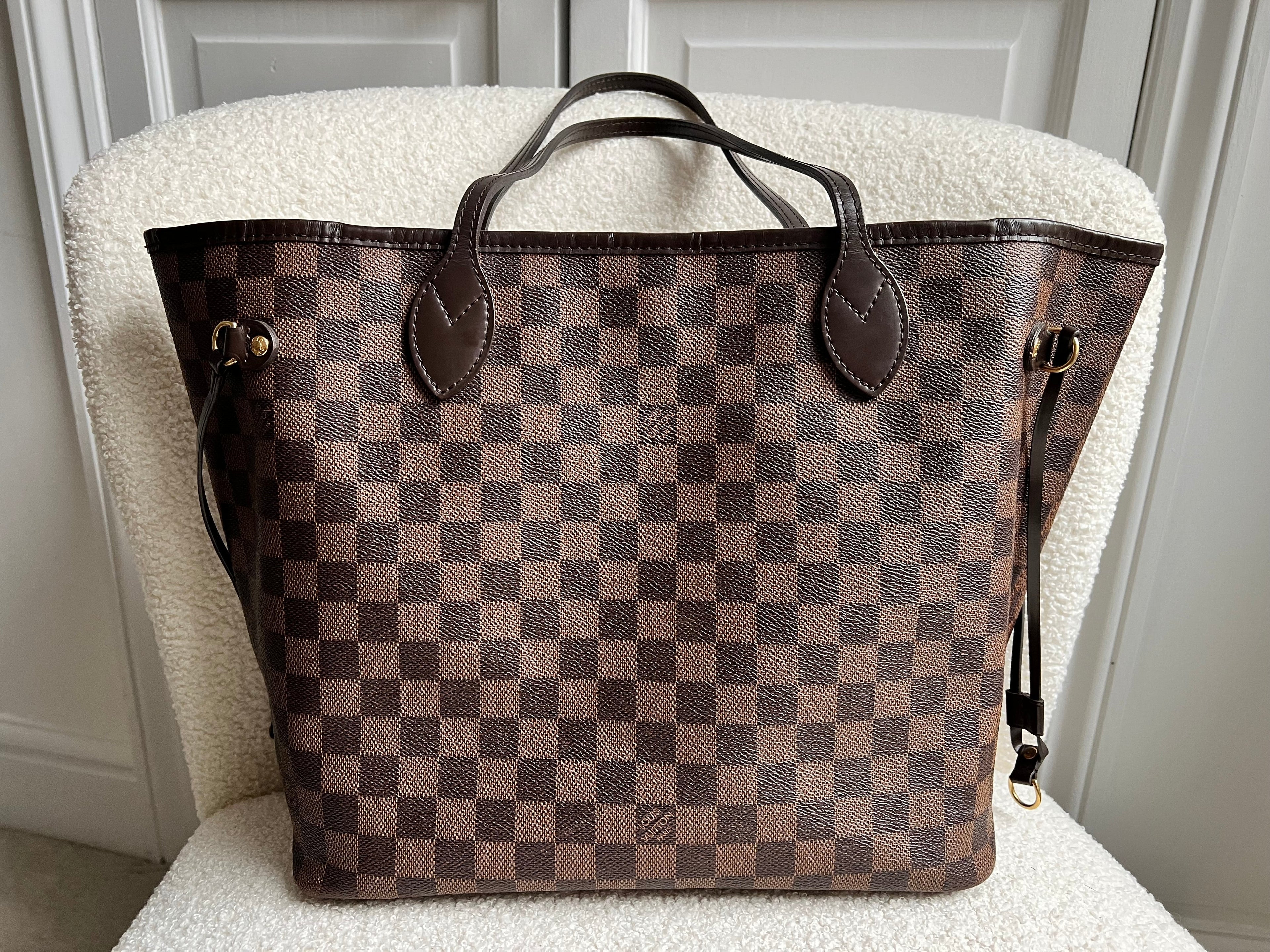 Louis Vuitton Neverfull MM Damier Ebene Cherry Interior (RRP £1,410)