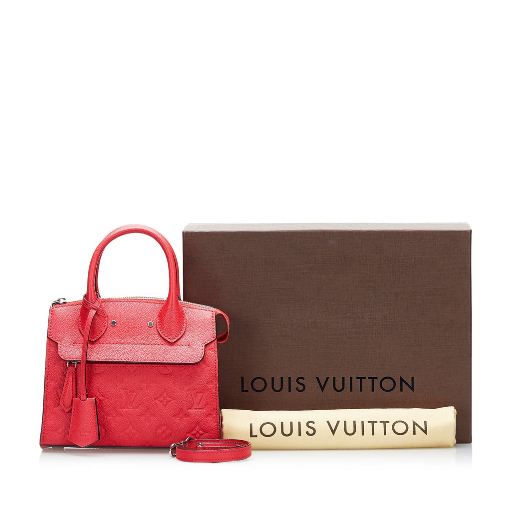 Louis Vuitton Pont Neuf Mini Red Monogram Empreinte
