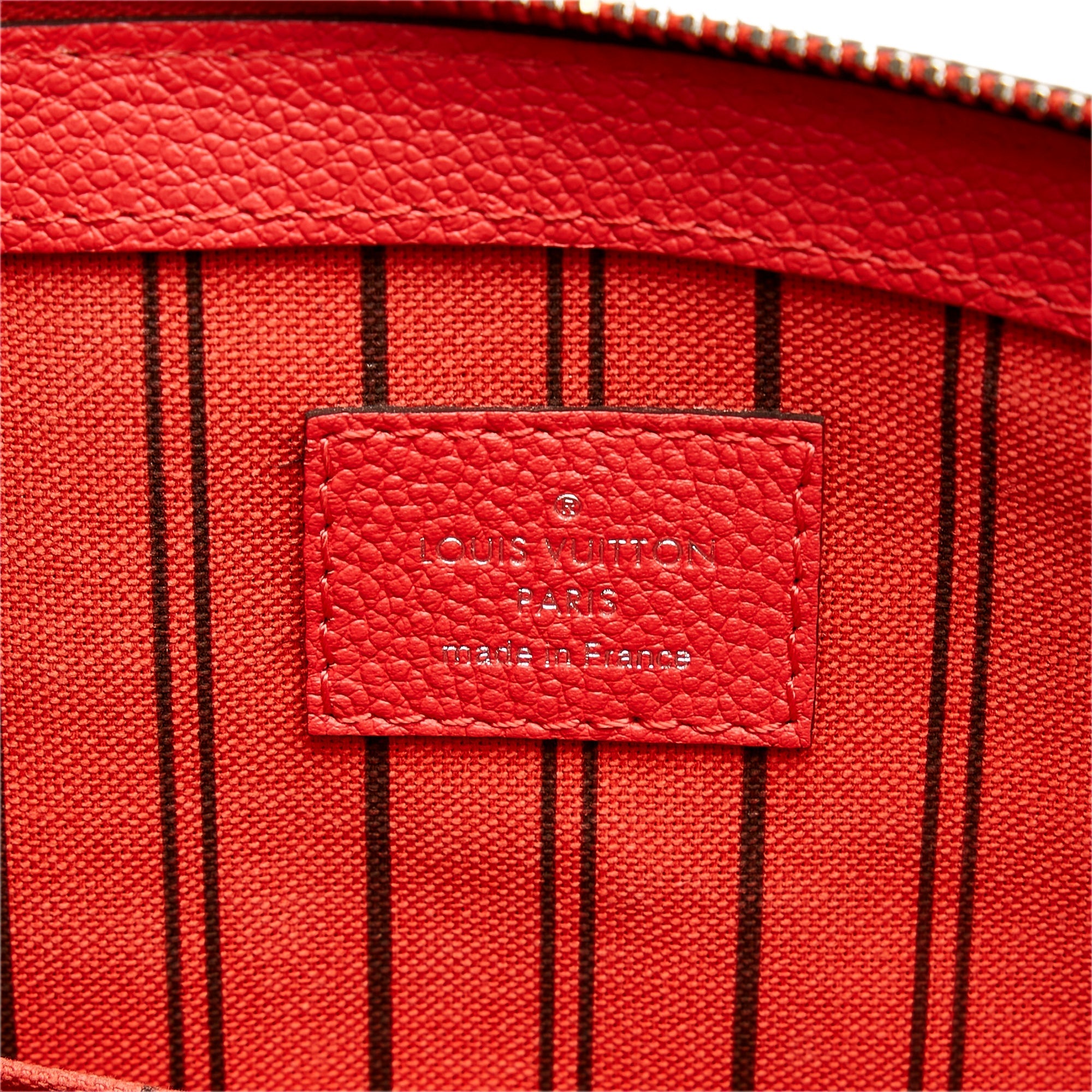 Louis Vuitton Pont Neuf Mini Red Monogram Empreinte