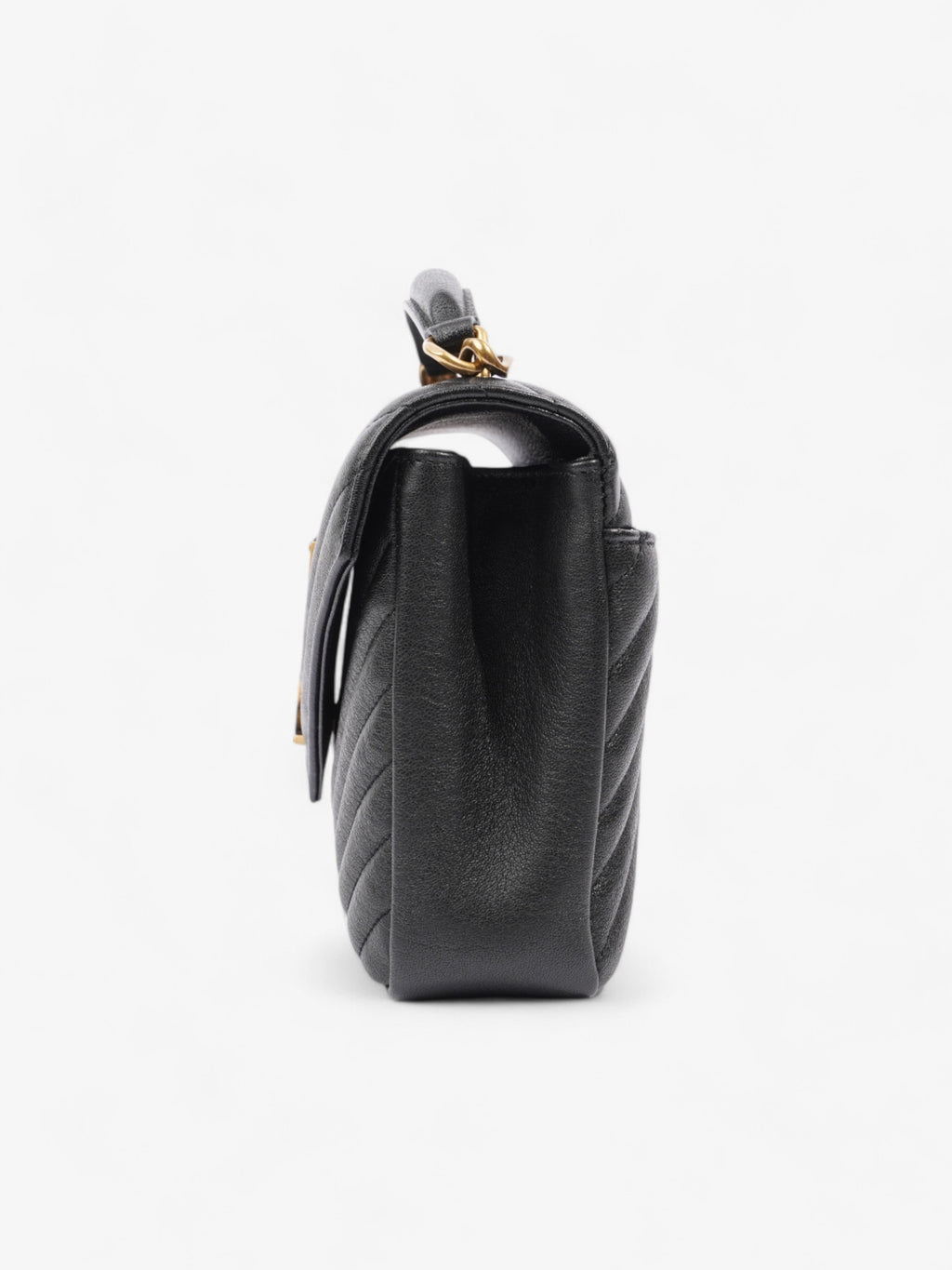 Saint Laurent College Black Lambskin Leather Medium