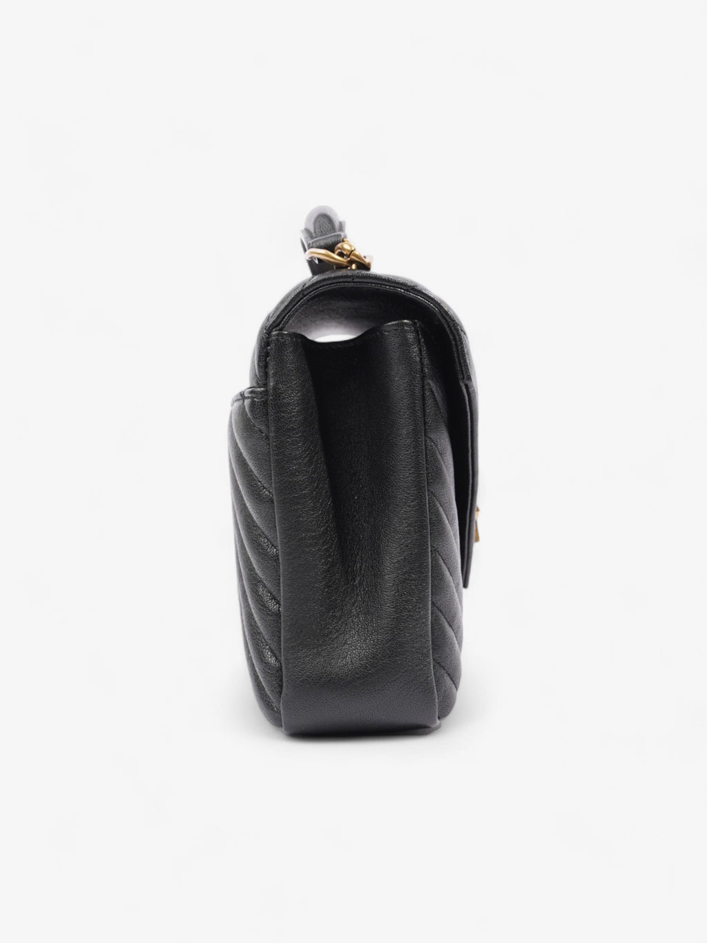Saint Laurent College Black Lambskin Leather Medium