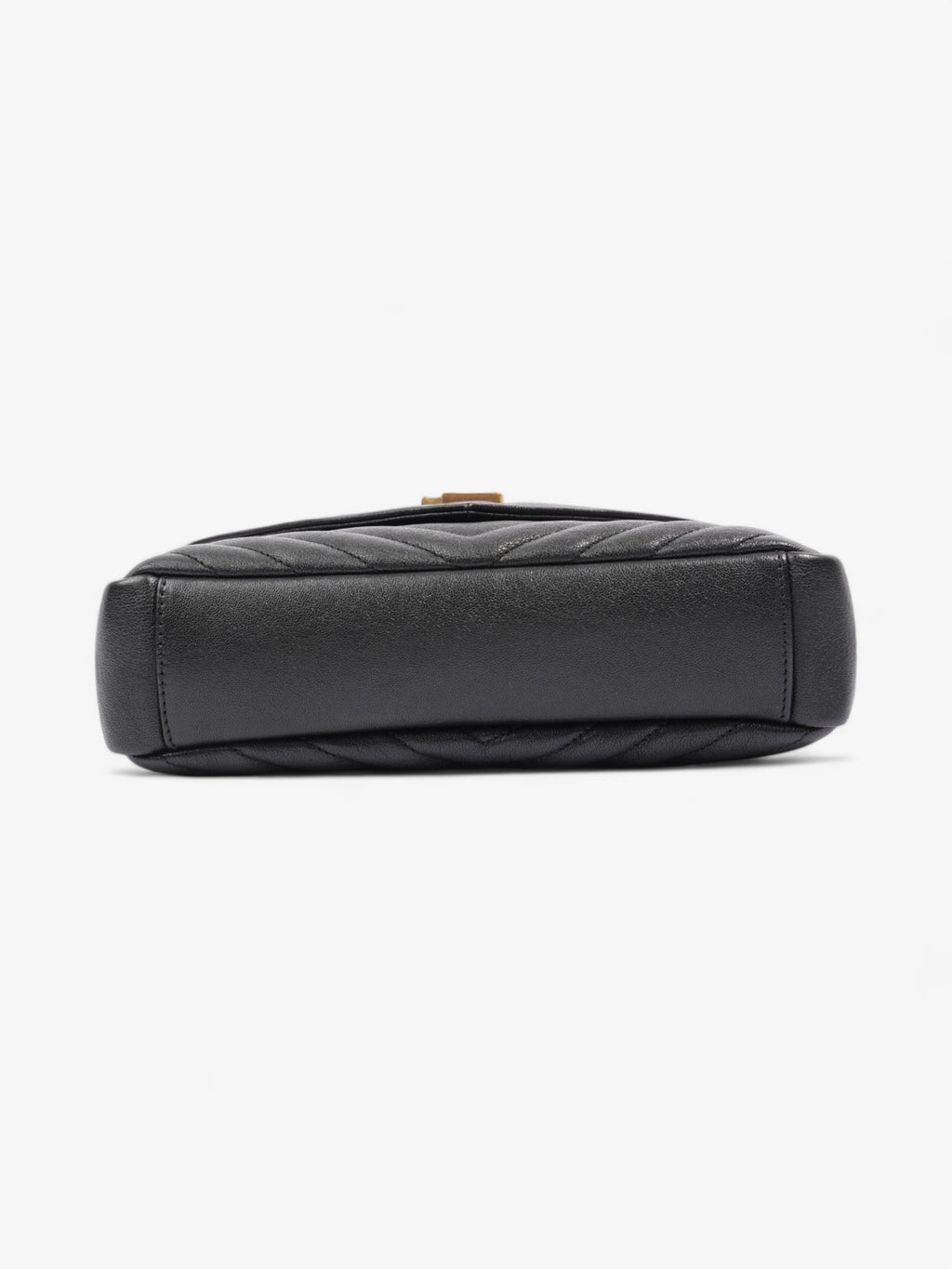 Saint Laurent College Black Lambskin Leather Medium