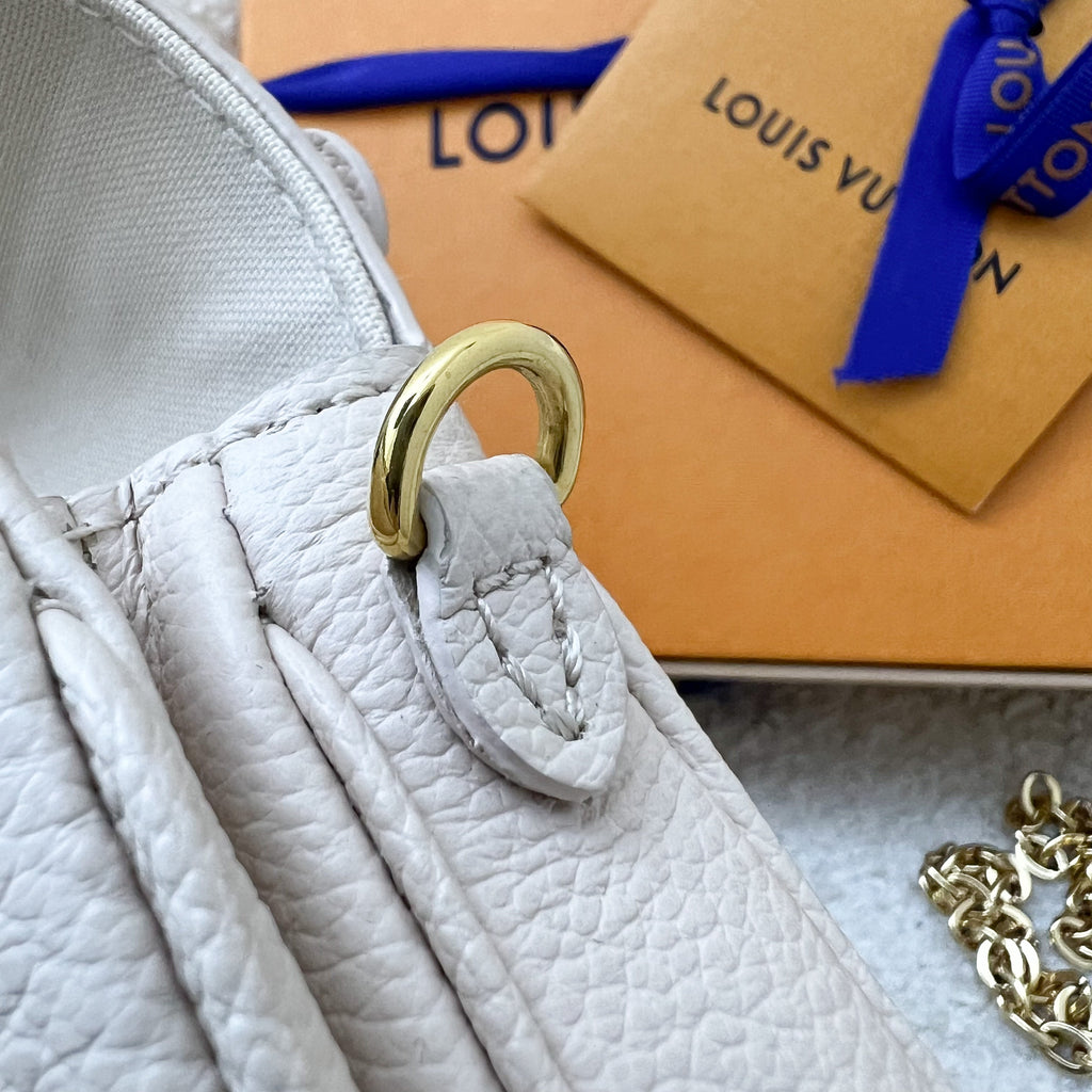 LV Micro Metis in Cream Empreinte Leather and GHW