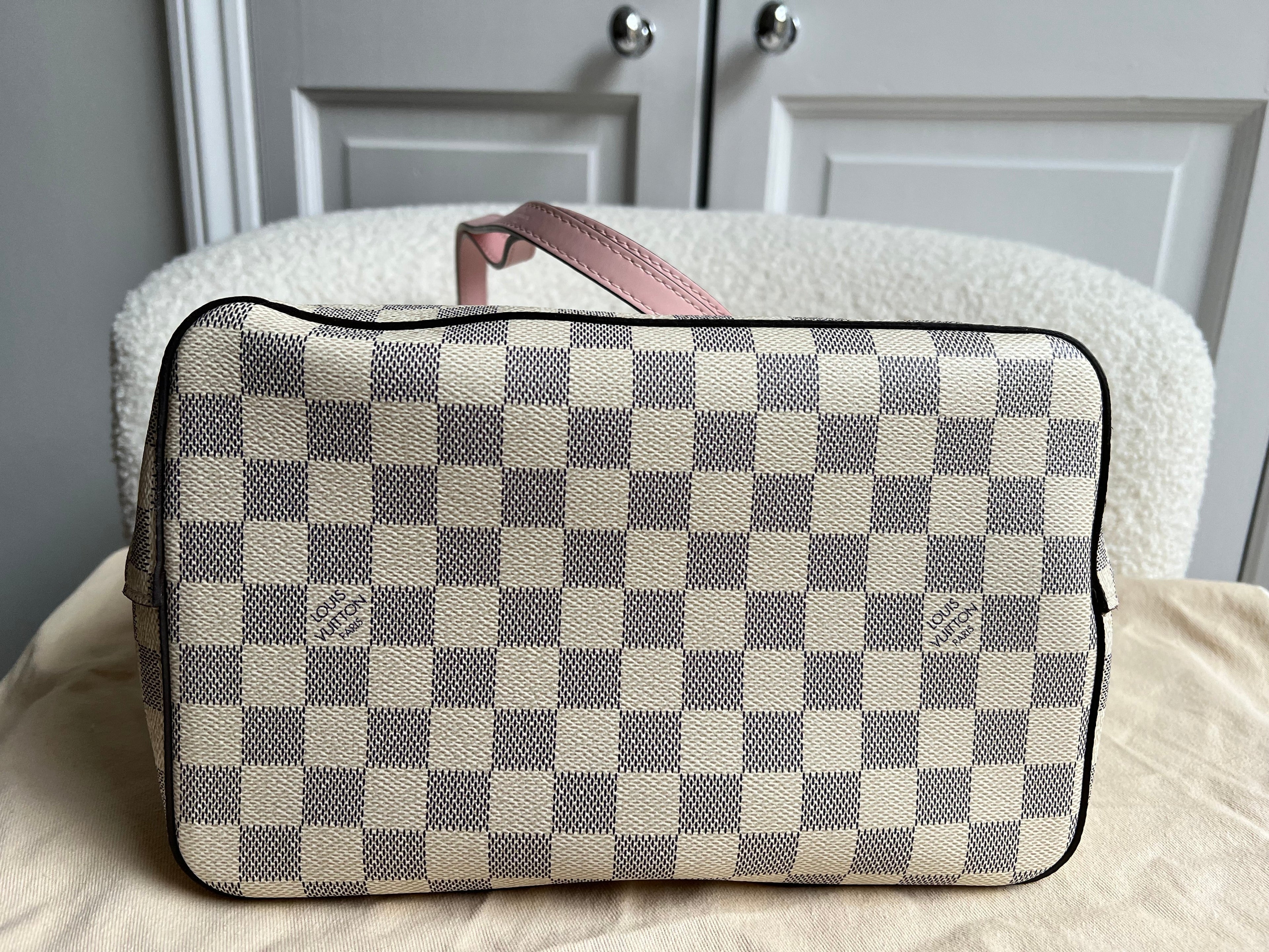 Louis Vuitton Neo Noe Damier Azur Rose Poudre (RRP £1,610)