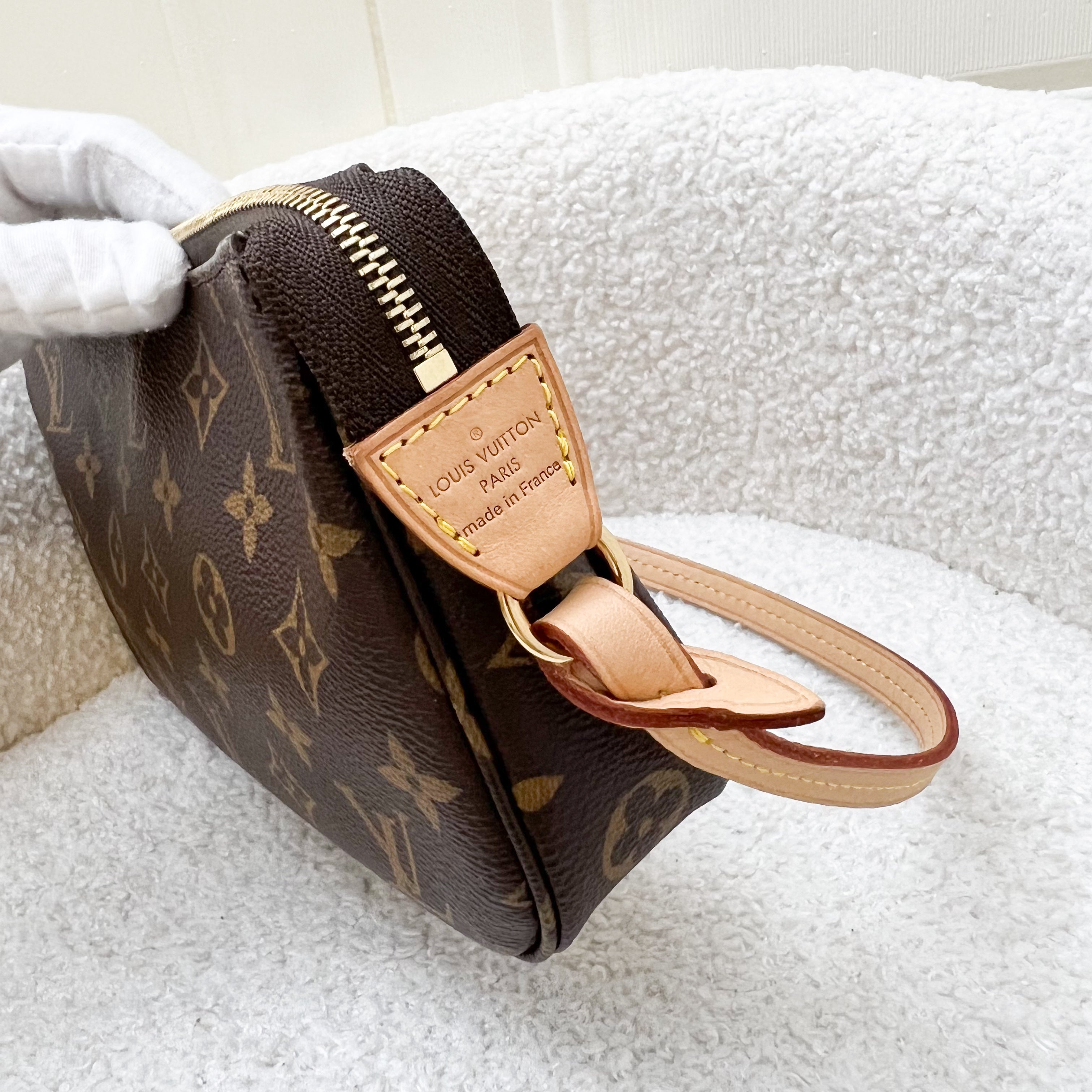 LV Pochette Accessoires in Monogram Canvas and GHW