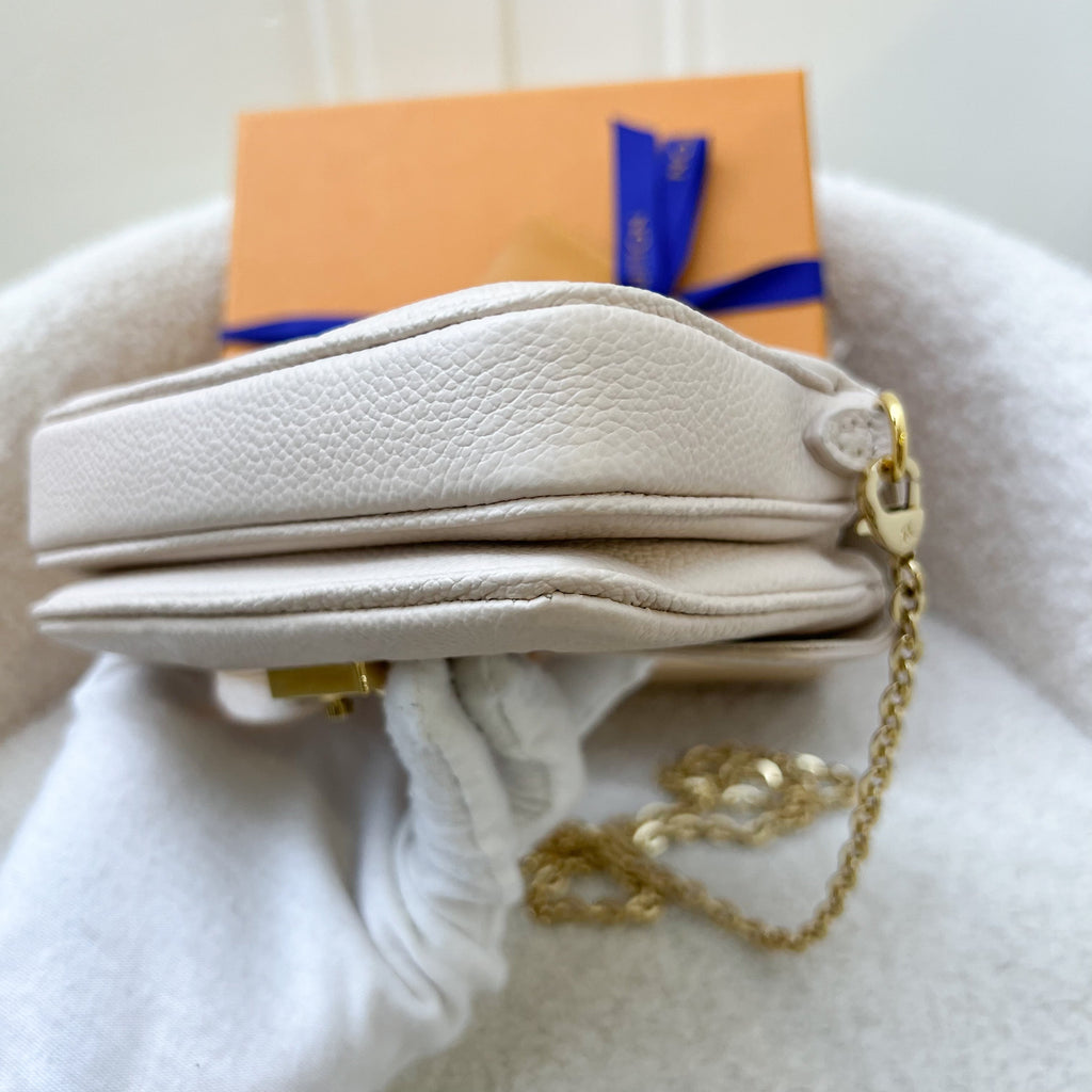 LV Micro Metis in Cream Empreinte Leather and GHW