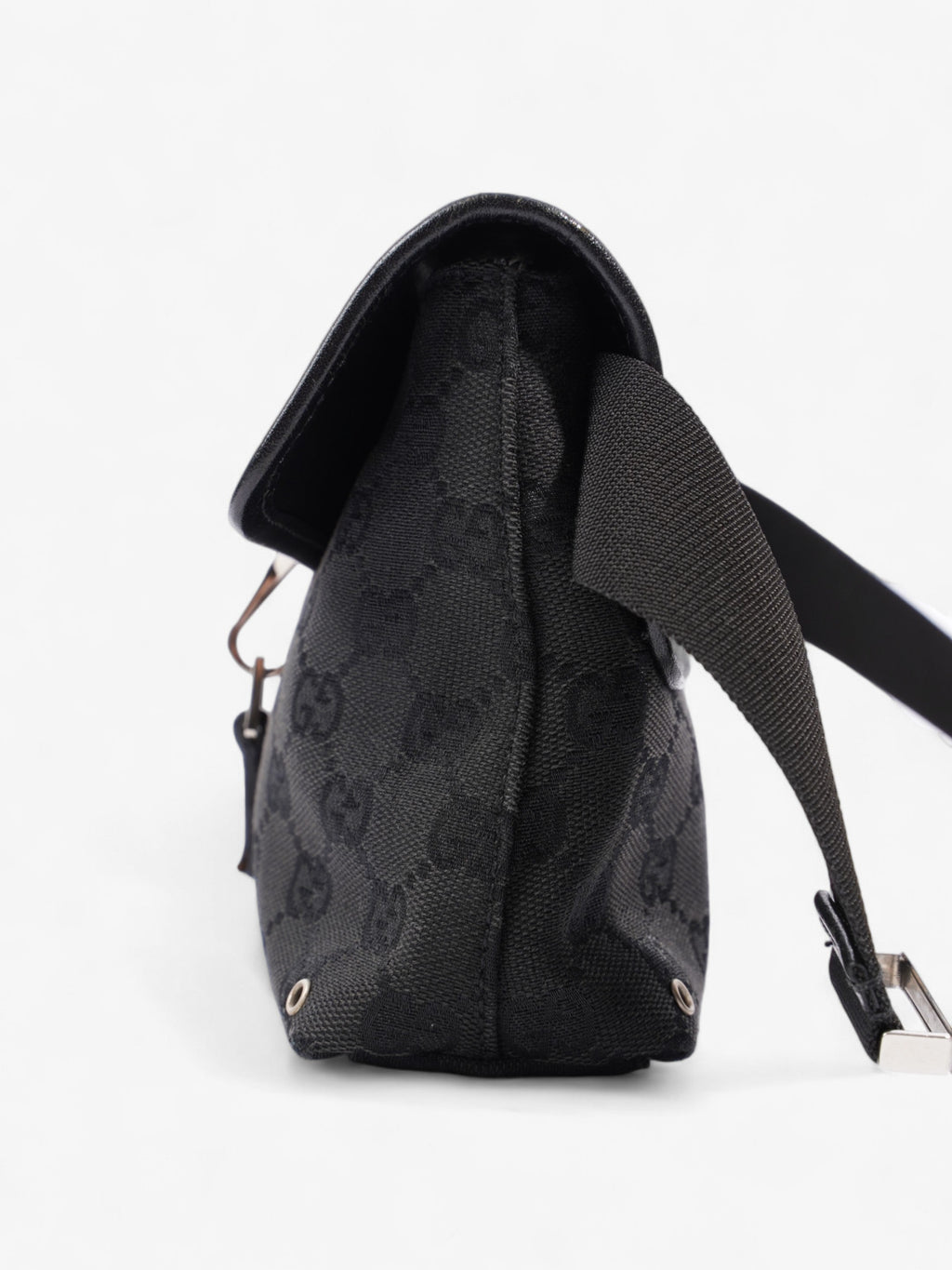 Gucci GG Jackie Belt Bag Black Canvas