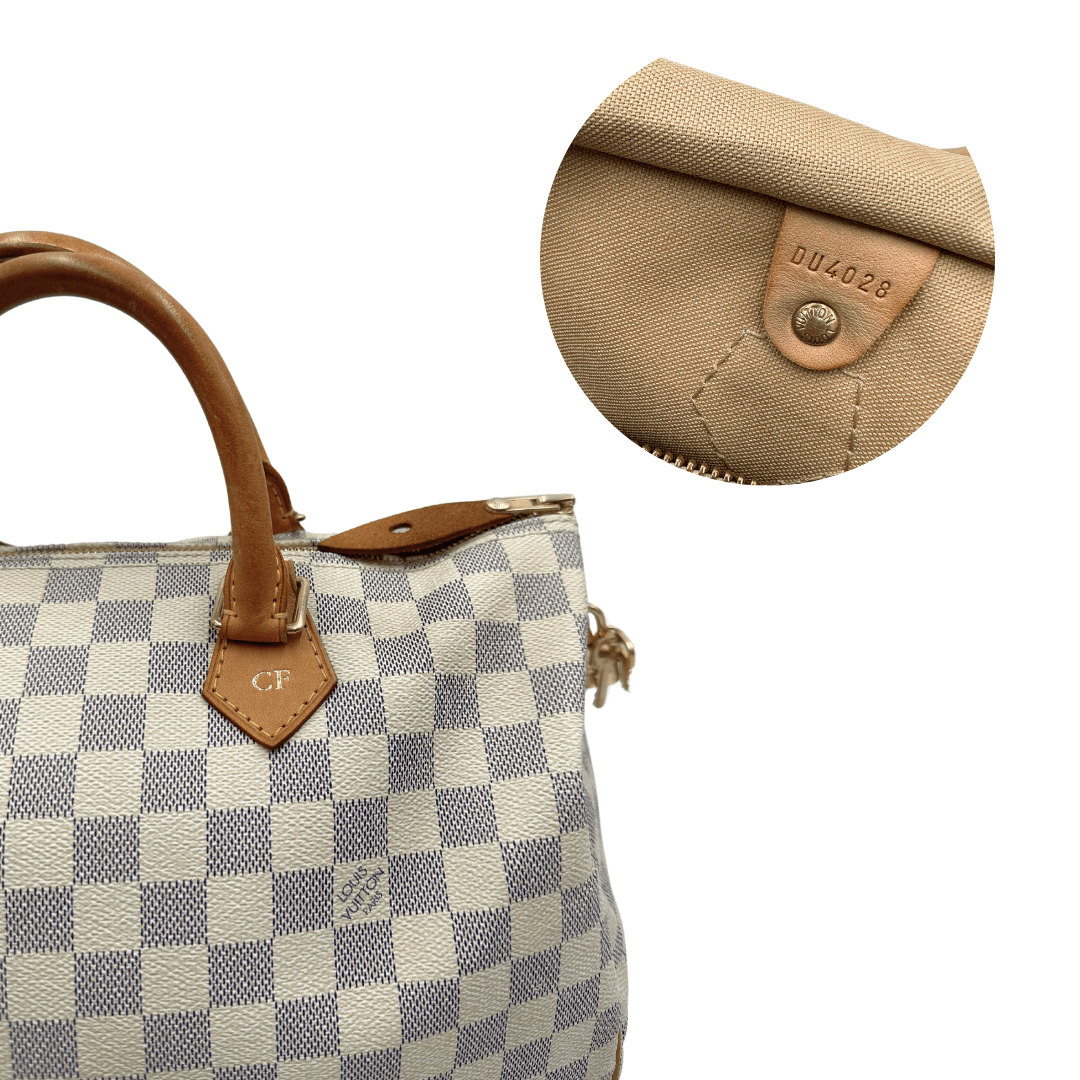 Speedy 35 Louis Vuitton personalizzato C.F.