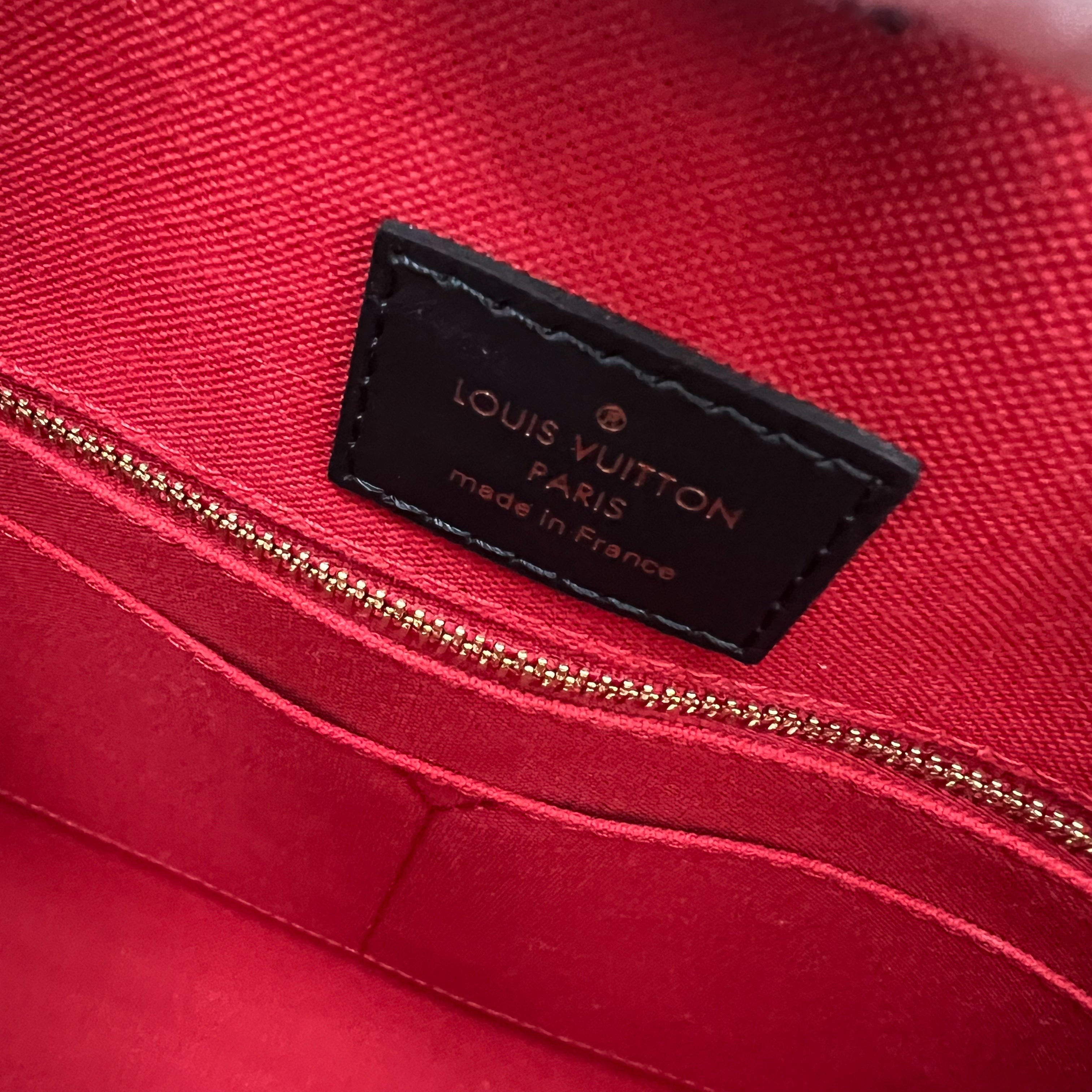 LV Onthego MM in Reverse Giant Monogram Canvas and GHW