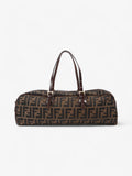 Fendi Zucca Shoulder Bag Brown / Tobacco Canvas
