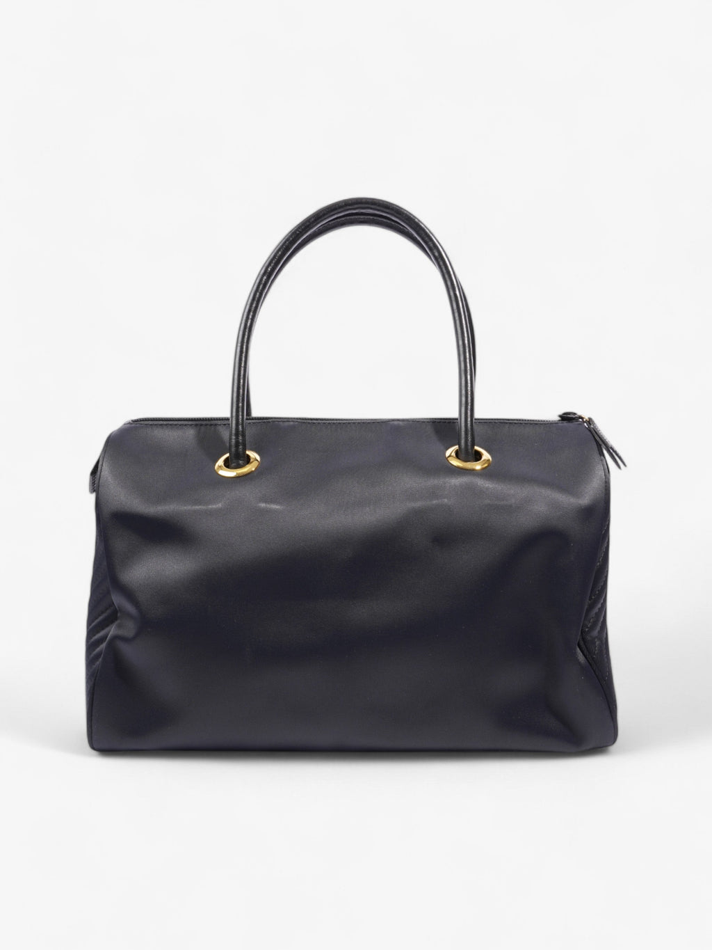 Saint Laurent Top Handle Bag Black Cloth
