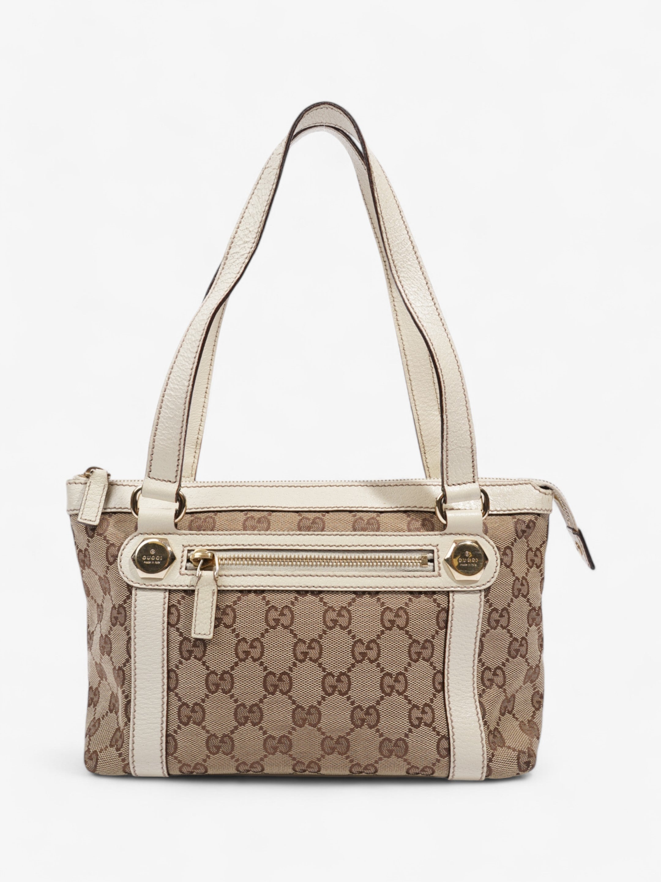 Gucci Charmy GG Supreme / White Canvas