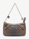 Fendi Zucca Ombre Pochette Brown  Canvas