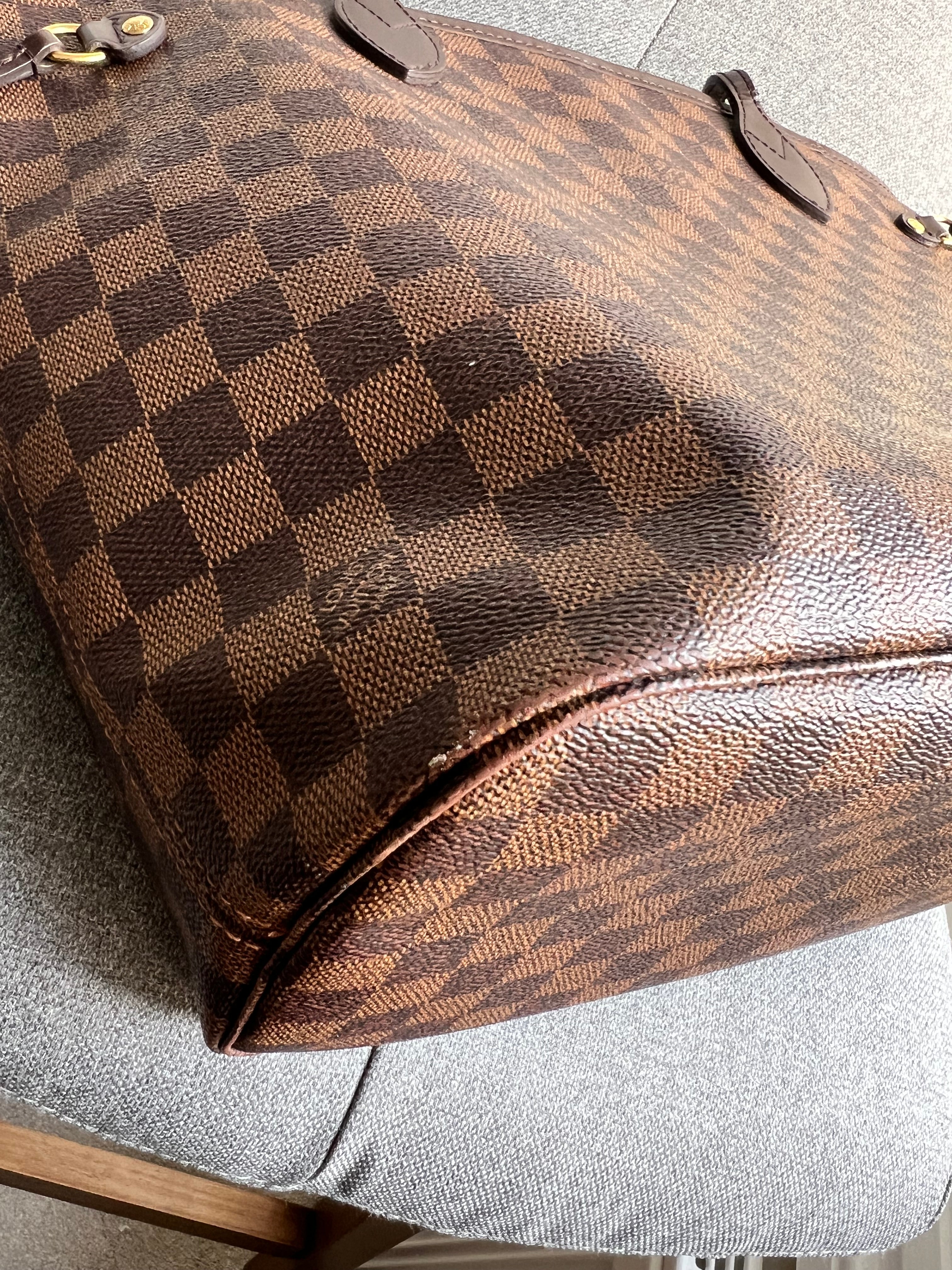 Louis Vuitton Neverfull MM Damier Ebene Cherry Interior (RRP £1,410)