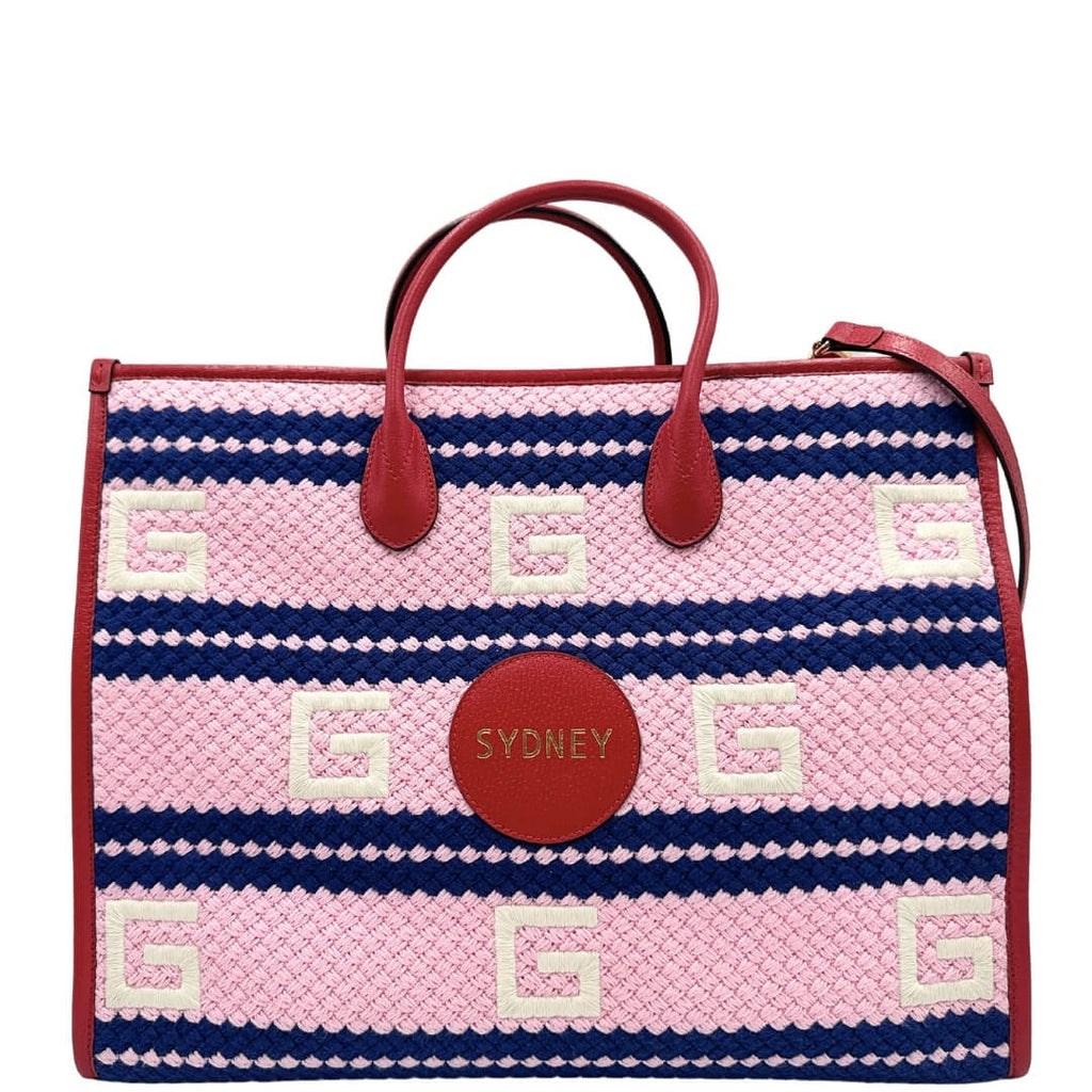 Gucci Sydney Striped tote