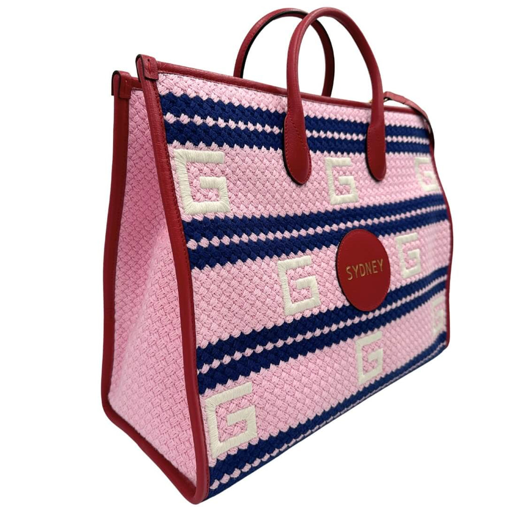 Gucci Sydney Striped tote