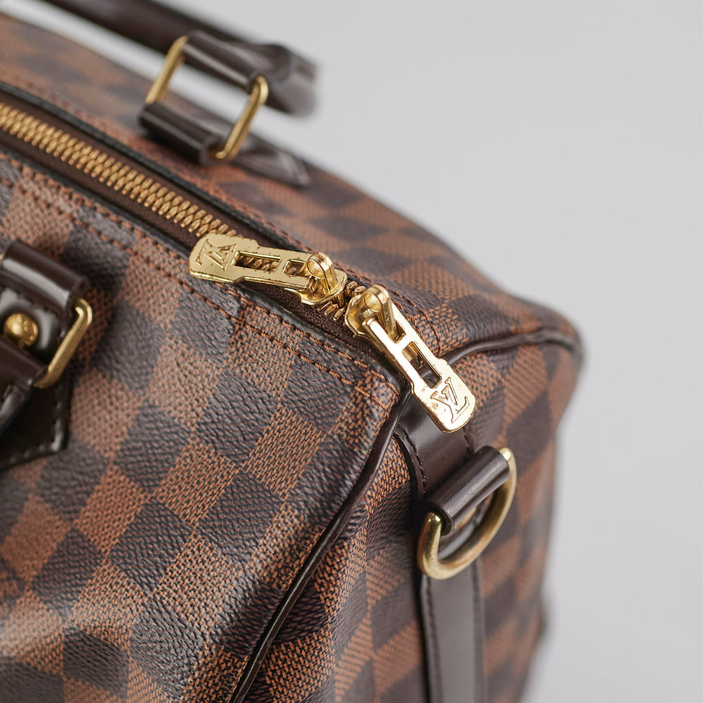Louis Vuitton Speedy 30 Bandouliere Damier Ebene