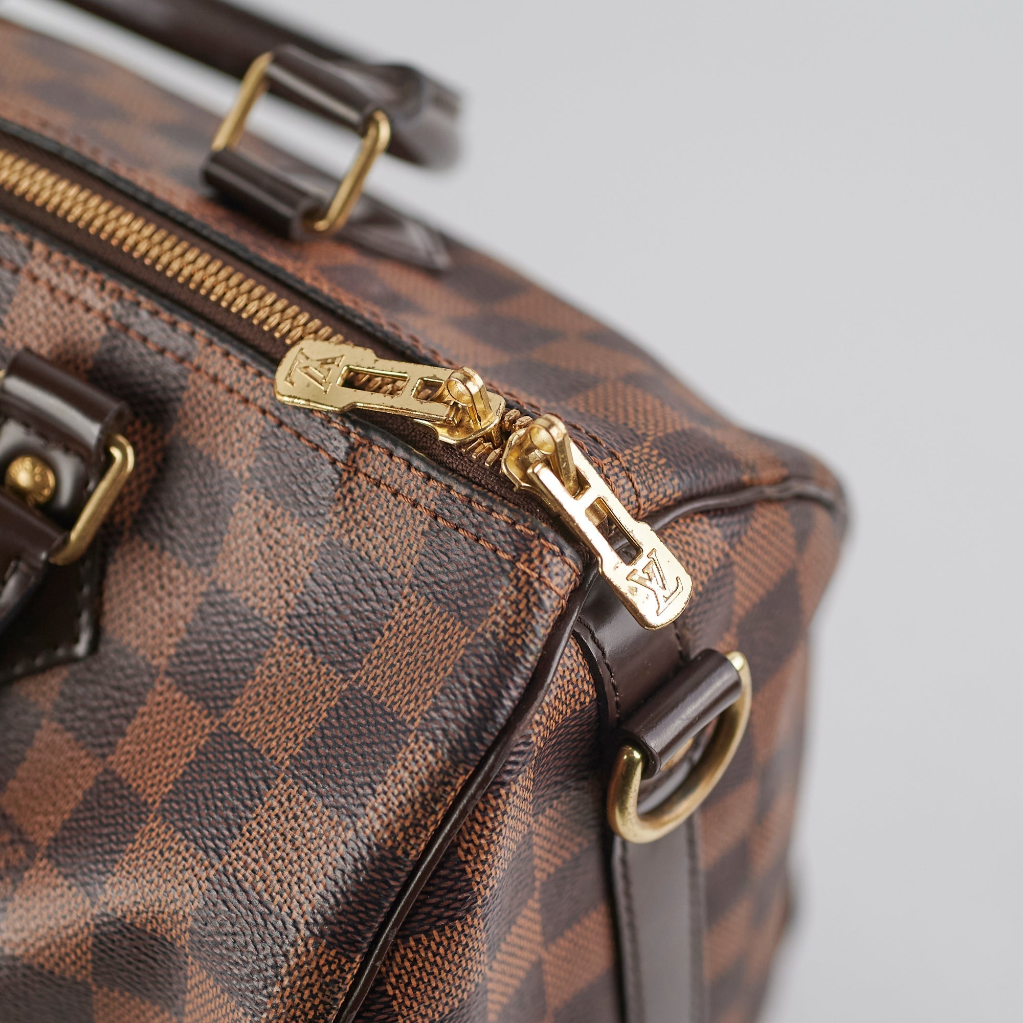 Louis Vuitton Speedy 30 Bandouliere Damier Ebene