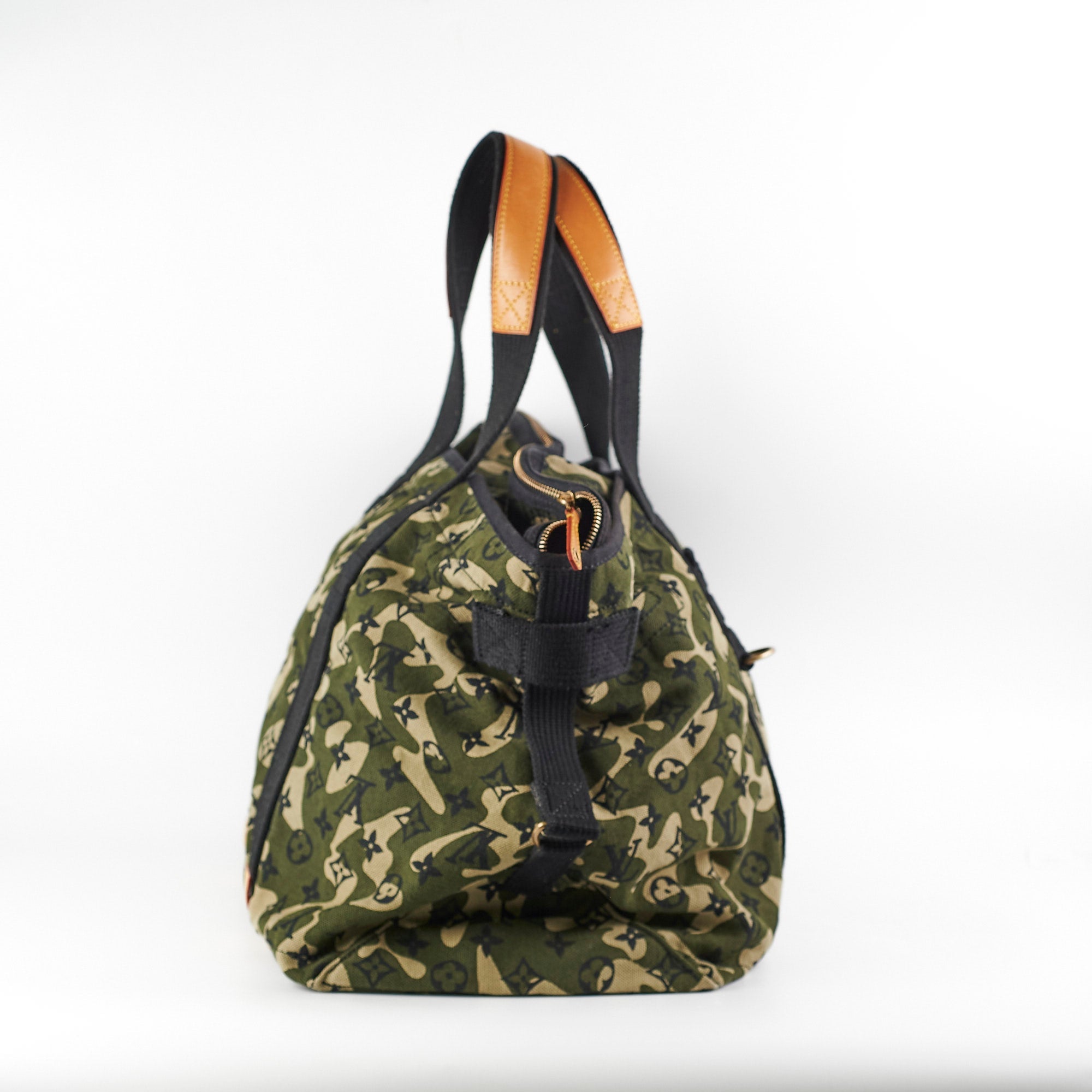 Louis Vuitton Canvas Monogramouflage Tote Shoulder Bag