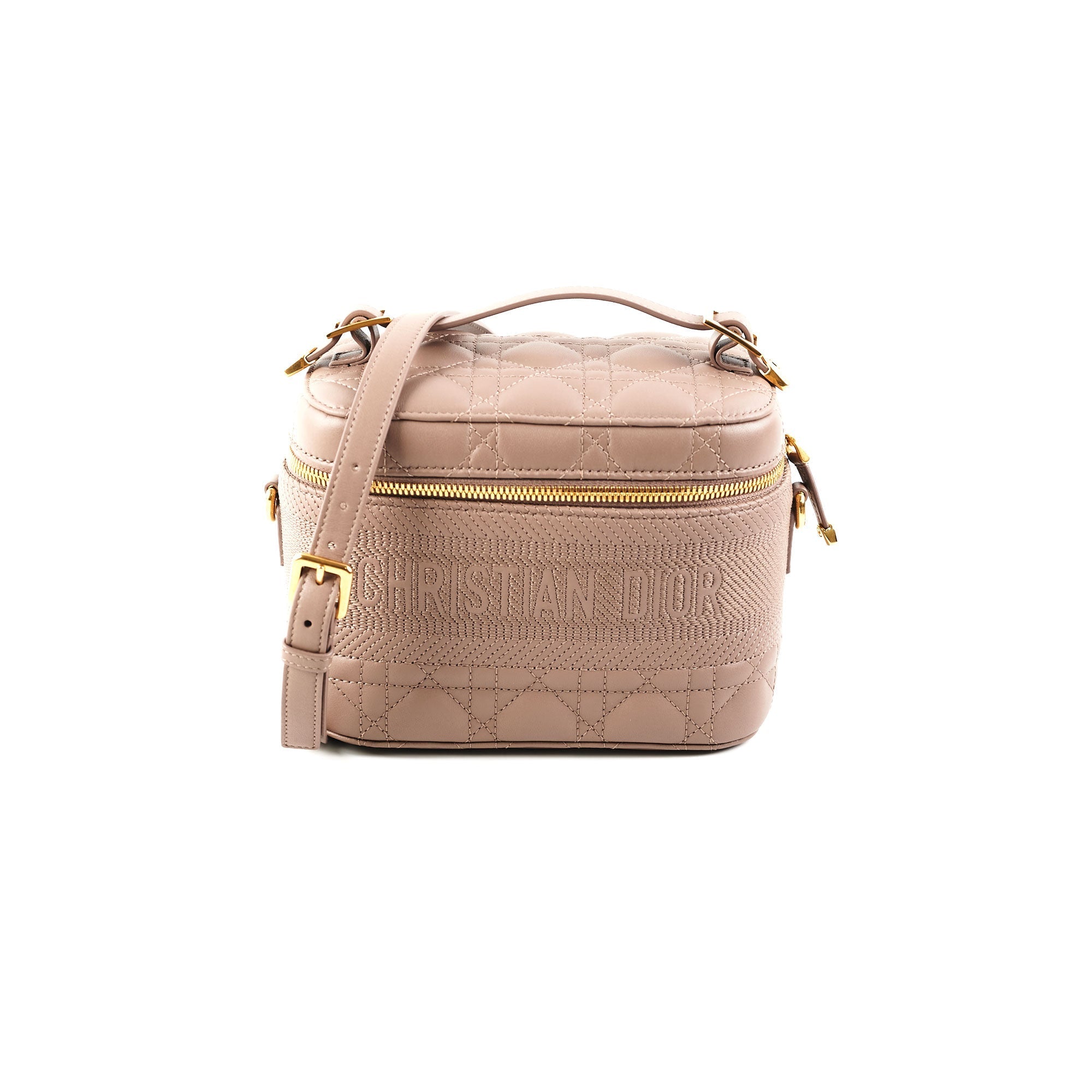 Dior Small Vanity Case Taupe/Brown