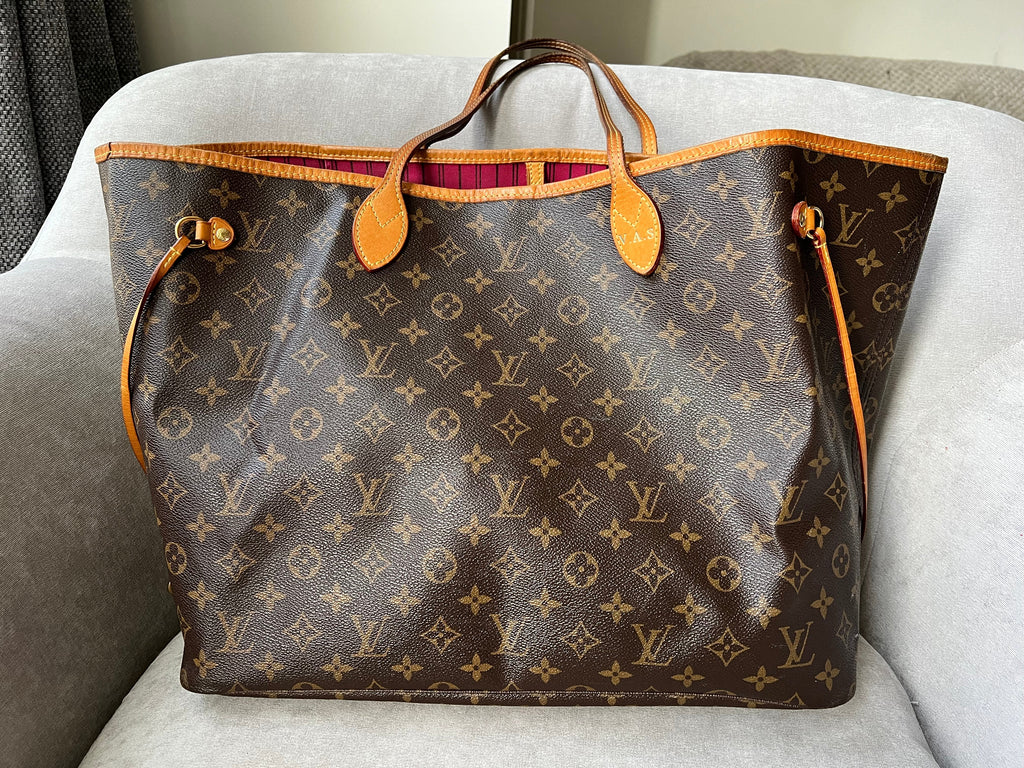Louis Vuitton Neverfull GM Monogram Pivoine Interior (RRP £1,460)