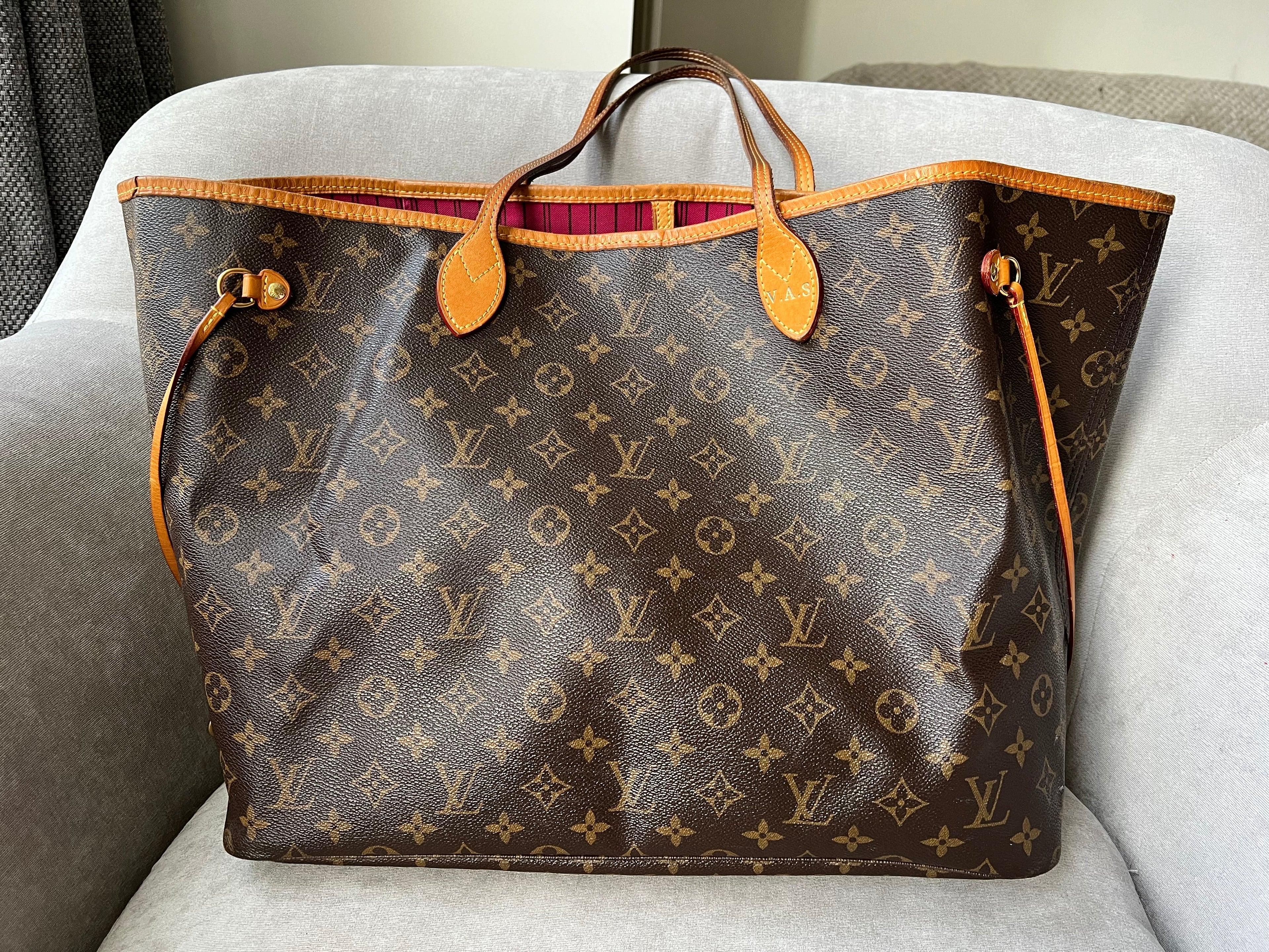 Louis Vuitton Neverfull GM Monogram Pivoine Interior (RRP £1,460)