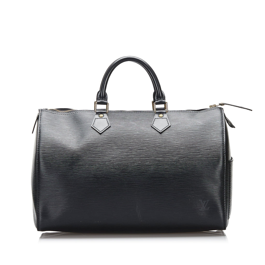 Louis Vuitton Speedy 35 Black Epi