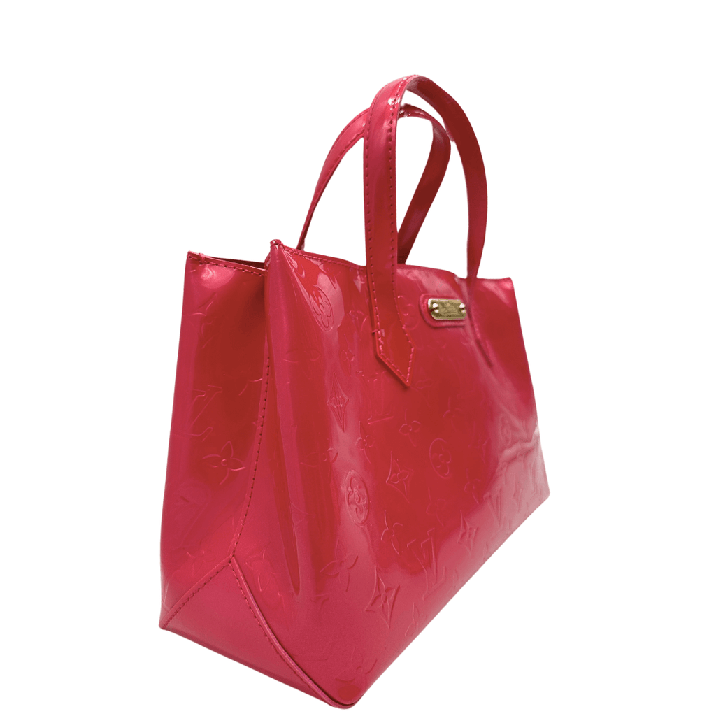LV Wilshire vernis fucsia